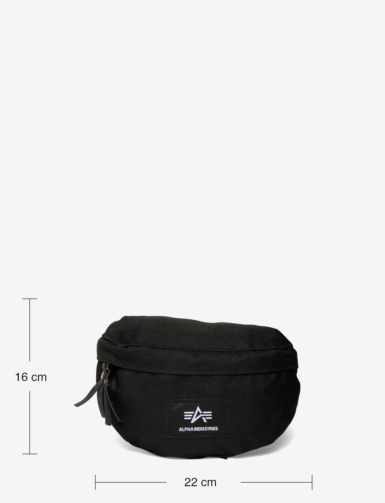 Alpha Industries - Big A Oxford Waist Bag - shop by style - black - 4