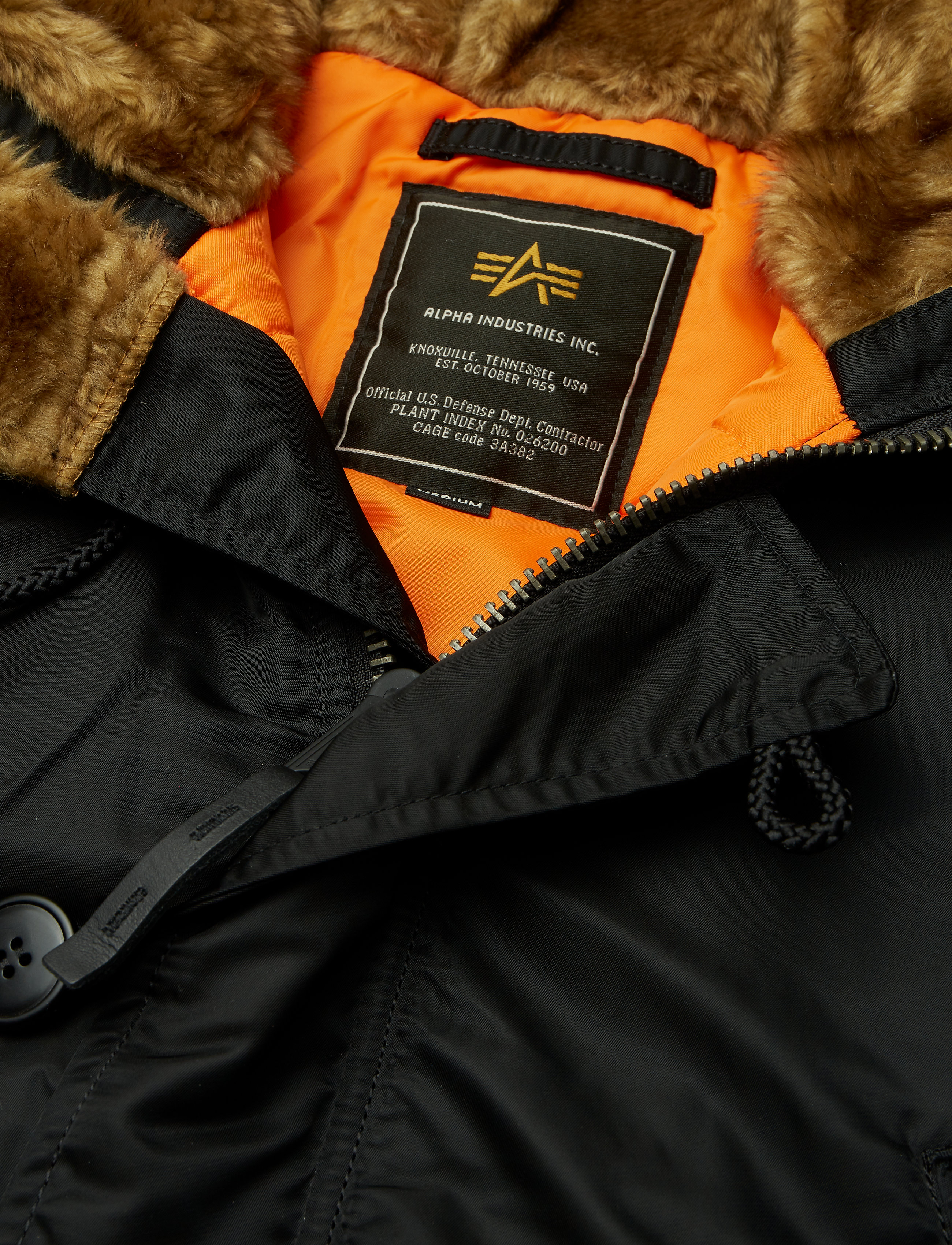 Alpha Industries - N3B VF 59 - ziemas jakas - black - 5