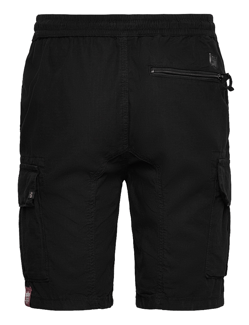 Alpha Industries - Ripstop Jogger Short - cargo shorts - black - 1
