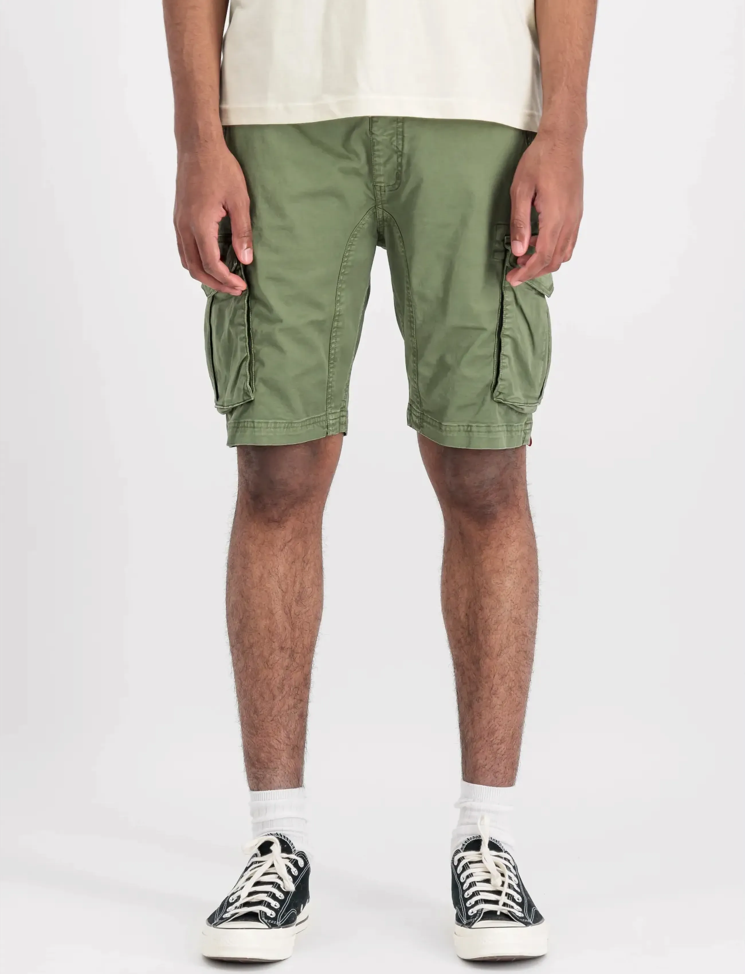 Alpha Industries Cotton Twill Jogger Short, XXL, Khaki green, Shorts > Cargo Shorts, Herre