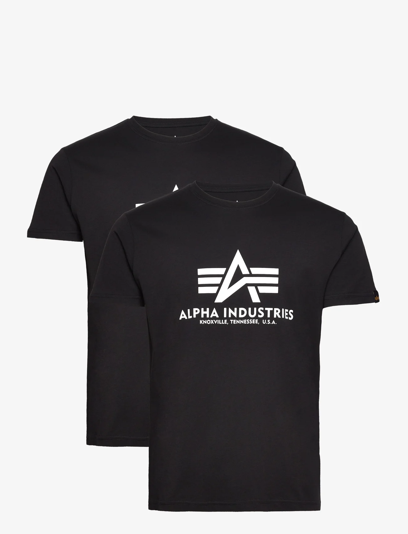 Alpha Industries - Basic T 2 Pack - die niedrigsten preise - black - 0