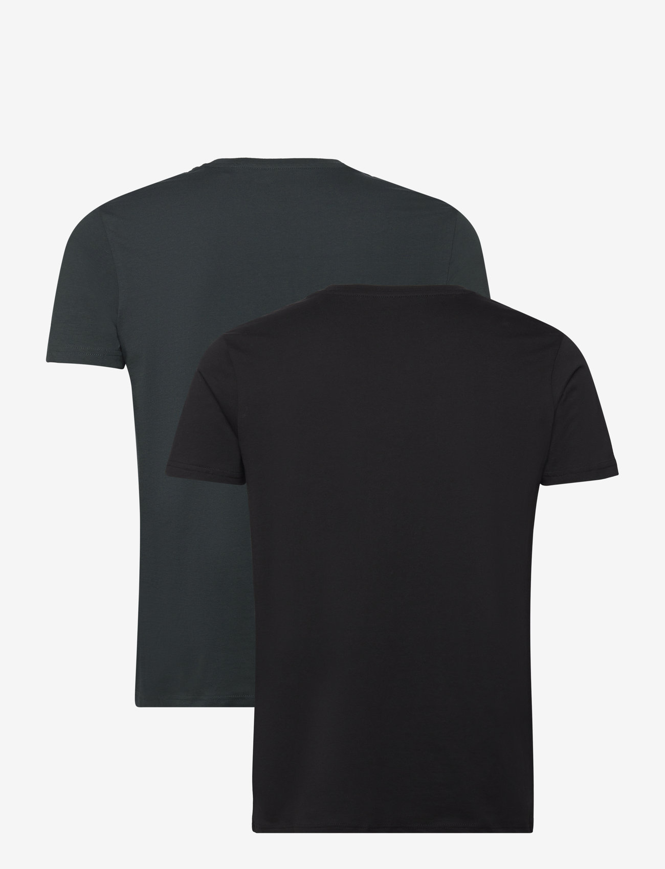 Alpha Industries - Basic T-Shirt BL 2 Pack - lühikeste varrukatega t-särgid - black/dark petrol - 1