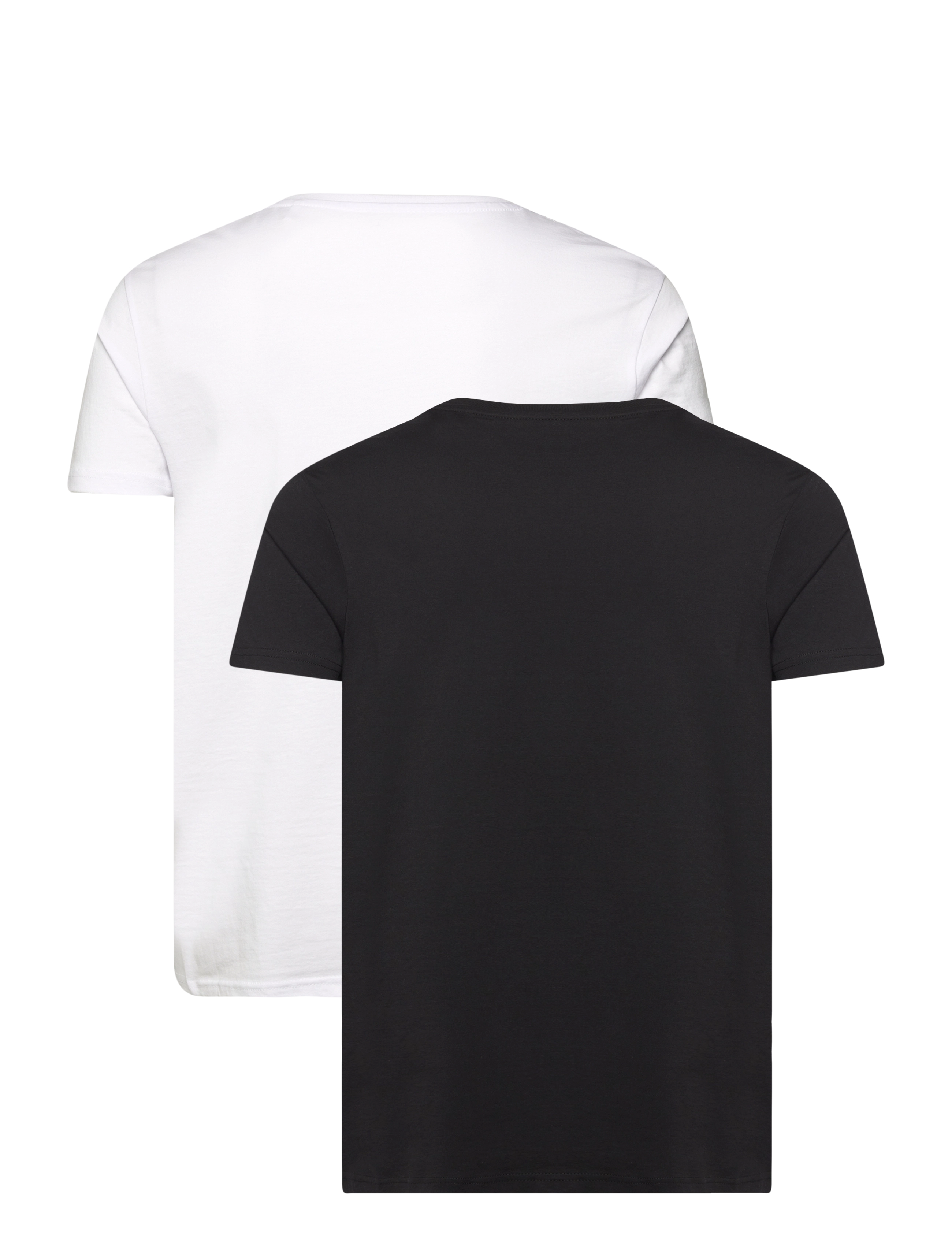 Alpha Industries - Basic T 2 Pack - short-sleeved t-shirts - black/white - 2
