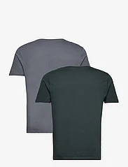 Alpha Industries - Basic T 2 Pack - short-sleeved t-shirts - grey black/dark petrol - 2