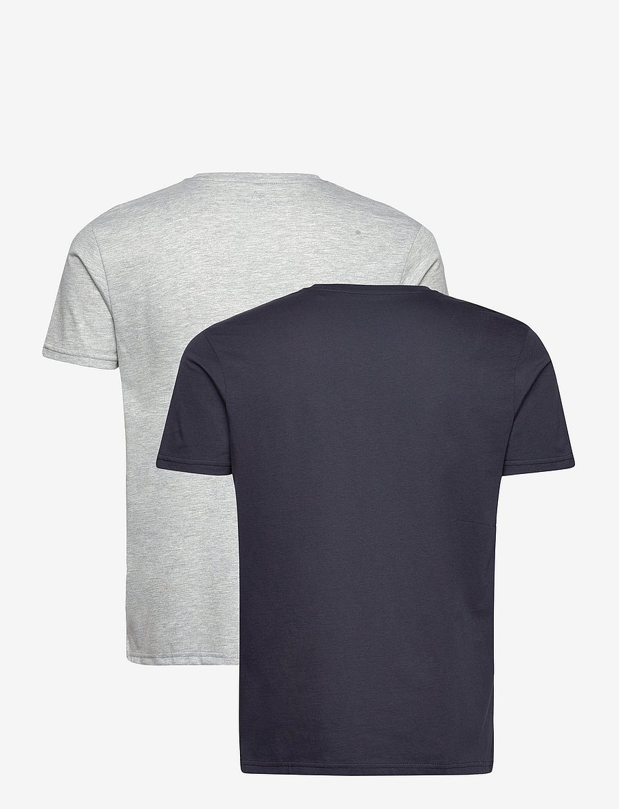 Alpha Industries - Basic T-Shirt BL 2 Pack - kurzärmelig - grey.heat/rep.blue - 4