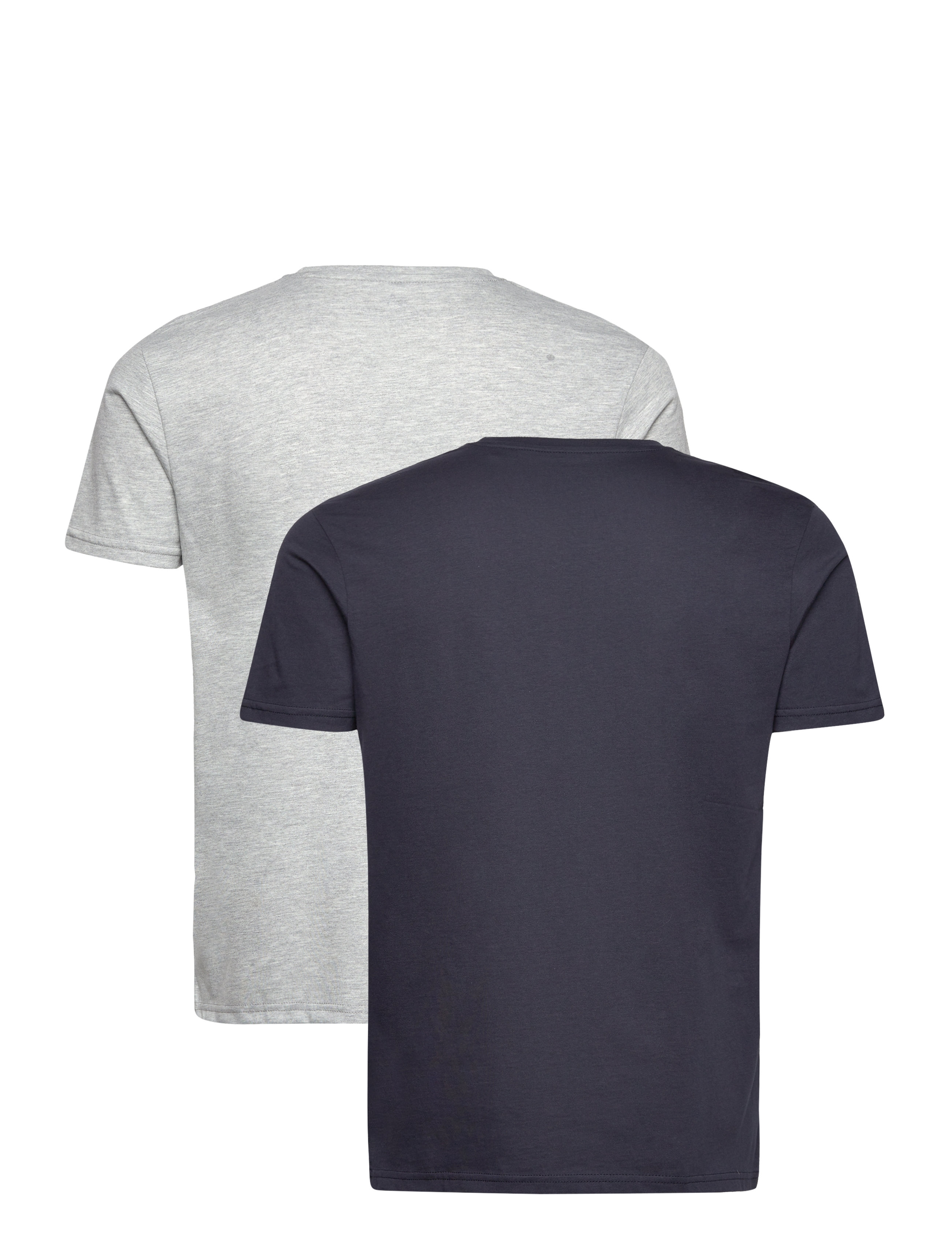 Alpha Industries - Basic T 2 Pack - short-sleeved t-shirts - grey.heat/rep.blue - 4