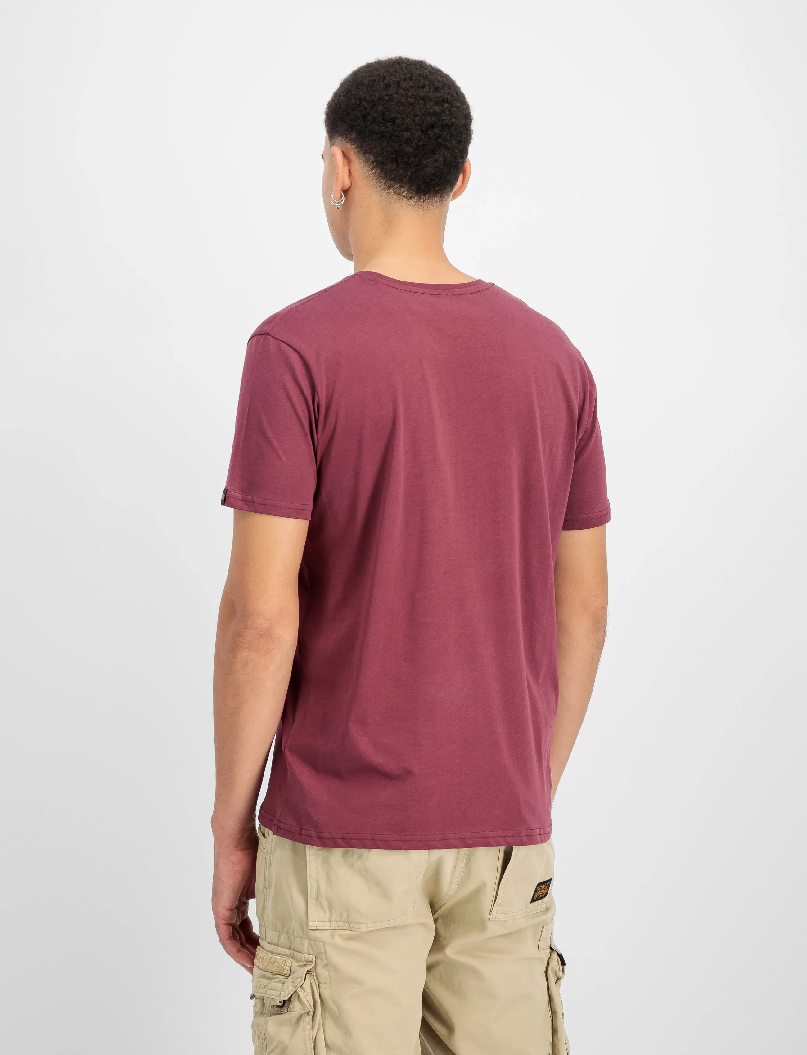 T-shirt gul / khaki / burgunder 3