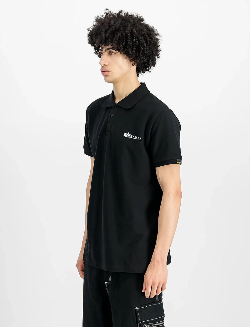 Alpha Industries - Basic Polo SL - short-sleeved polos - black - 0