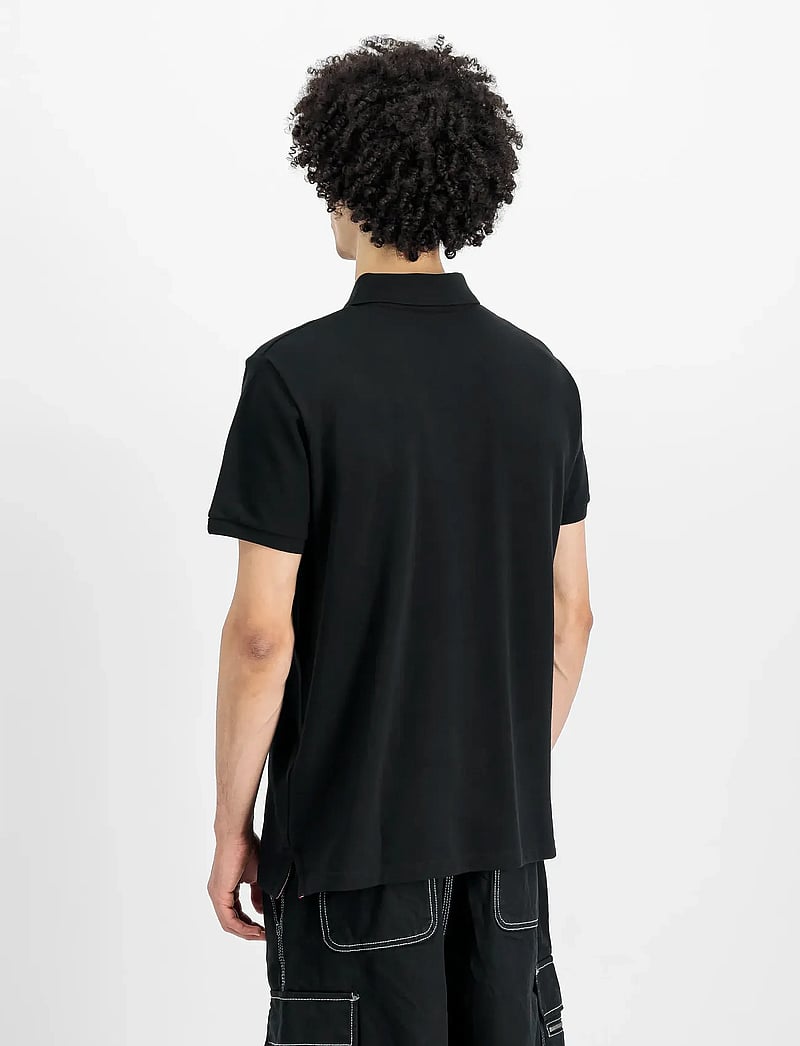 Alpha Industries - Basic Polo SL - short-sleeved polos - black - 3