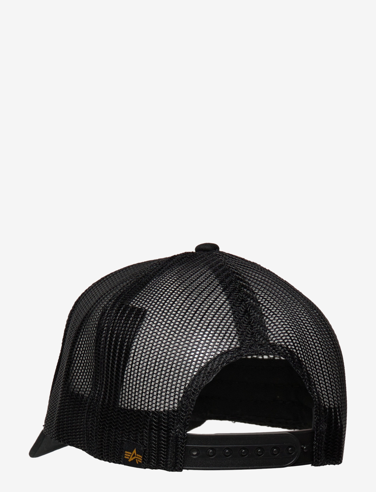 Alpha Industries - Alpha Label Trucker Cap - kappen - black - 2