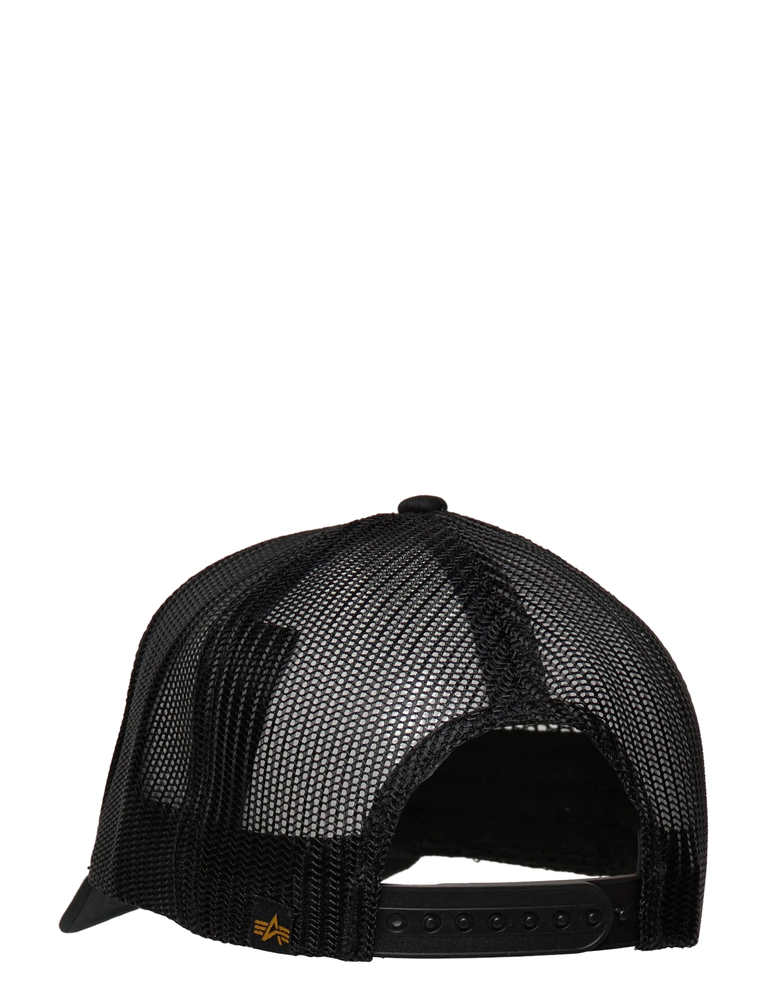 Alpha Industries - Alpha Label Trucker Cap - caps - black - 2