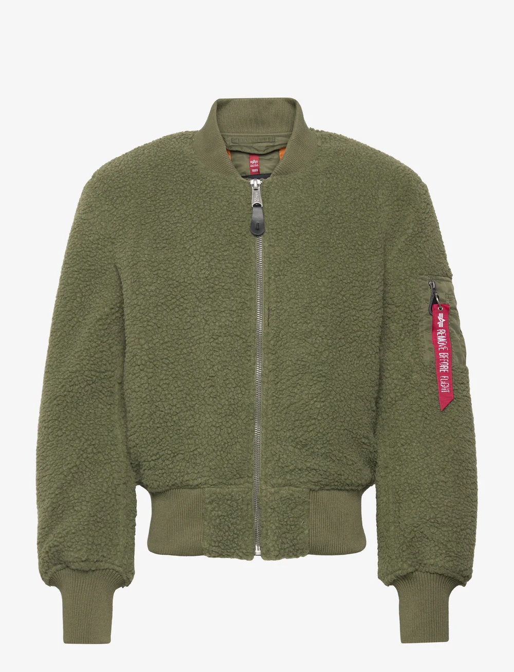 Alpha Industries - MA-1 Teddy - fleece-pullover - sage-green - 0