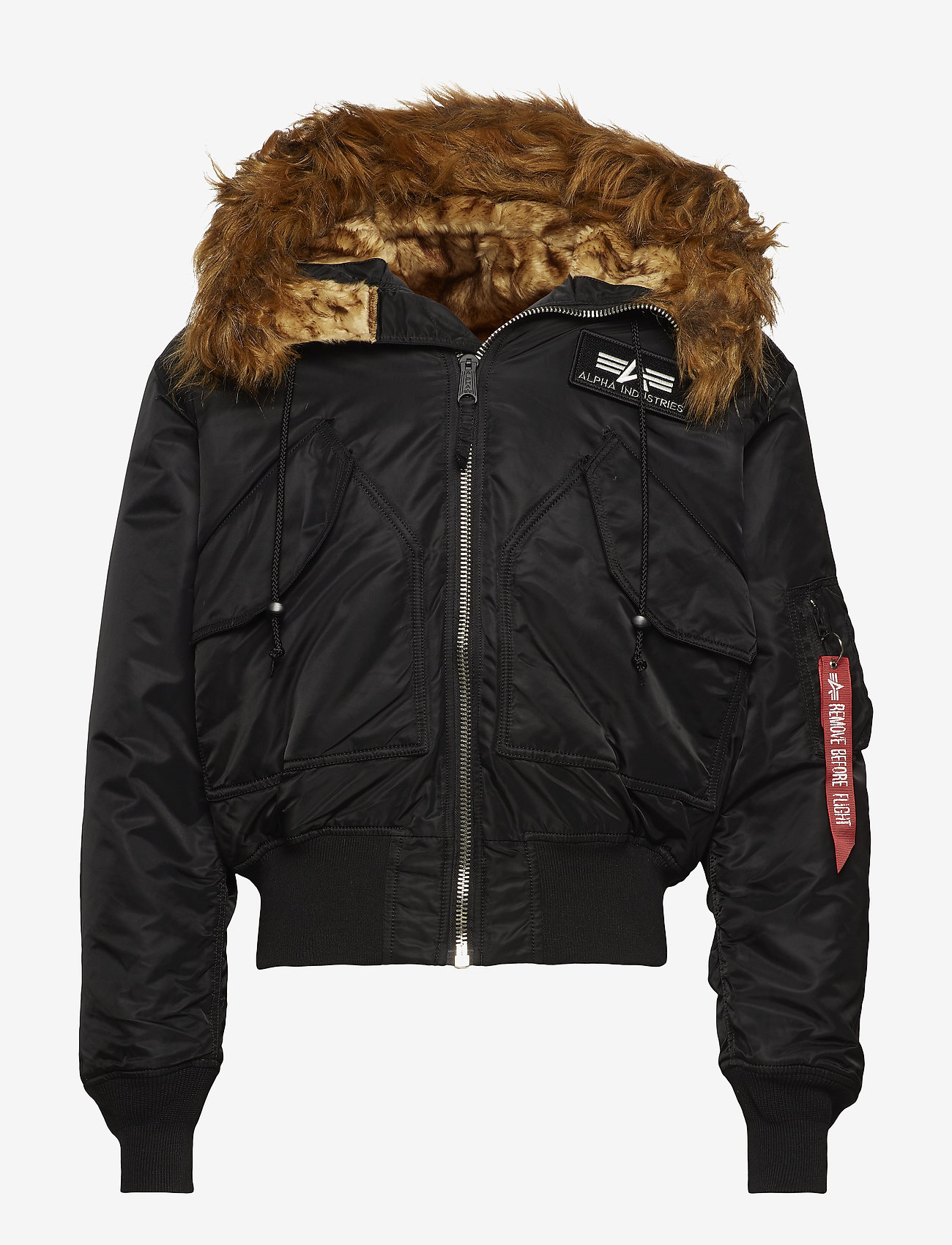 Alpha Industries - 45P Hooded Custom - winter jackets - black/reflective - 0