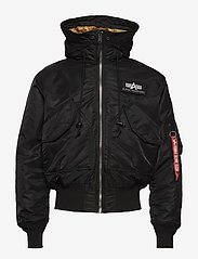 Alpha Industries - 45P Hooded Custom - winter jackets - black/reflective - 2