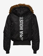 Alpha Industries - 45P Hooded Custom - winter jackets - black/reflective - 3