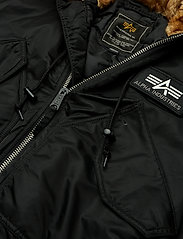 Alpha Industries - 45P Hooded Custom - fodrade jackor - black/reflective - 5