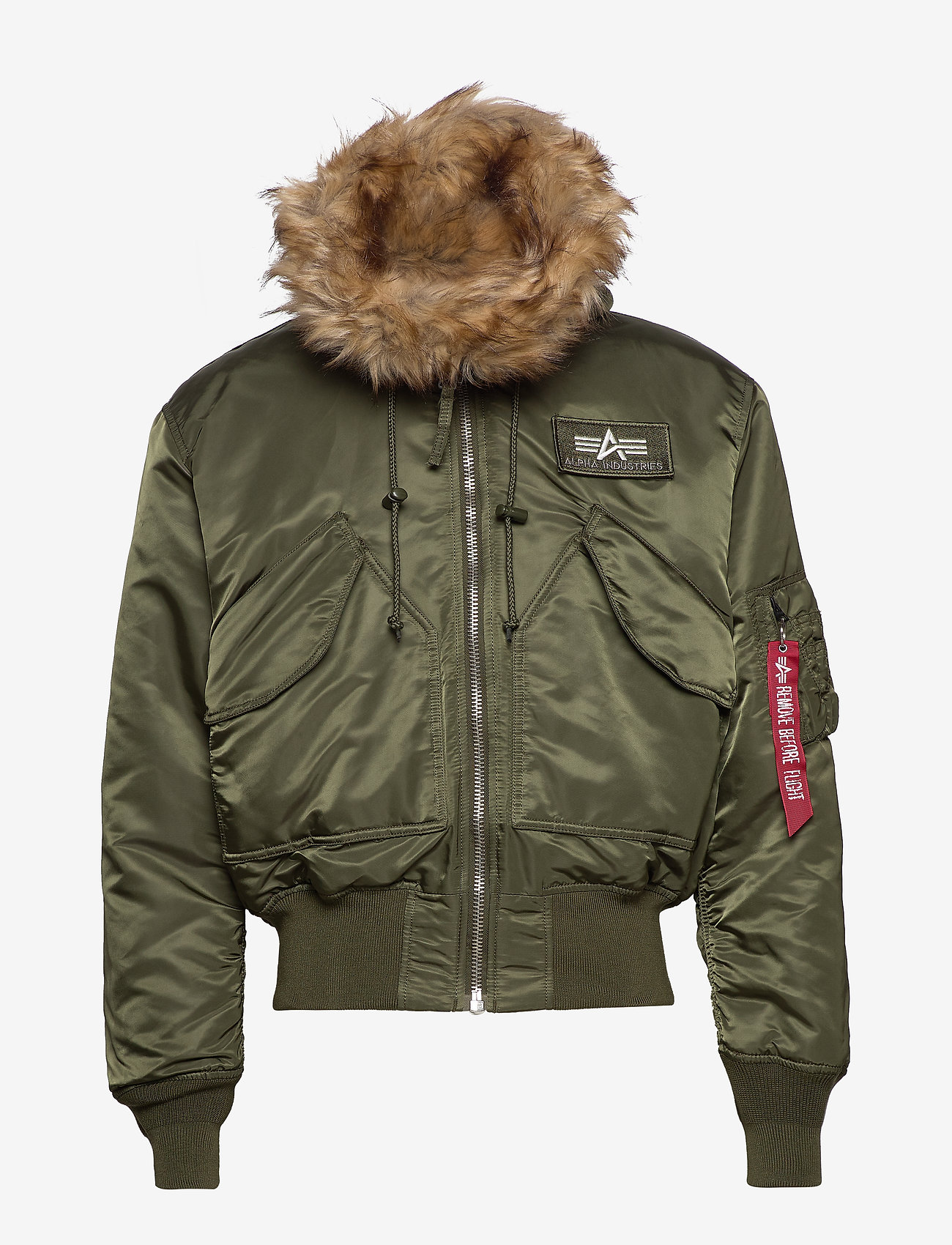 Alpha Industries - 45P Hooded Custom - winter jackets - dark green - 1
