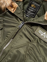 Alpha Industries - 45P Hooded Custom - winter jackets - dark green - 6