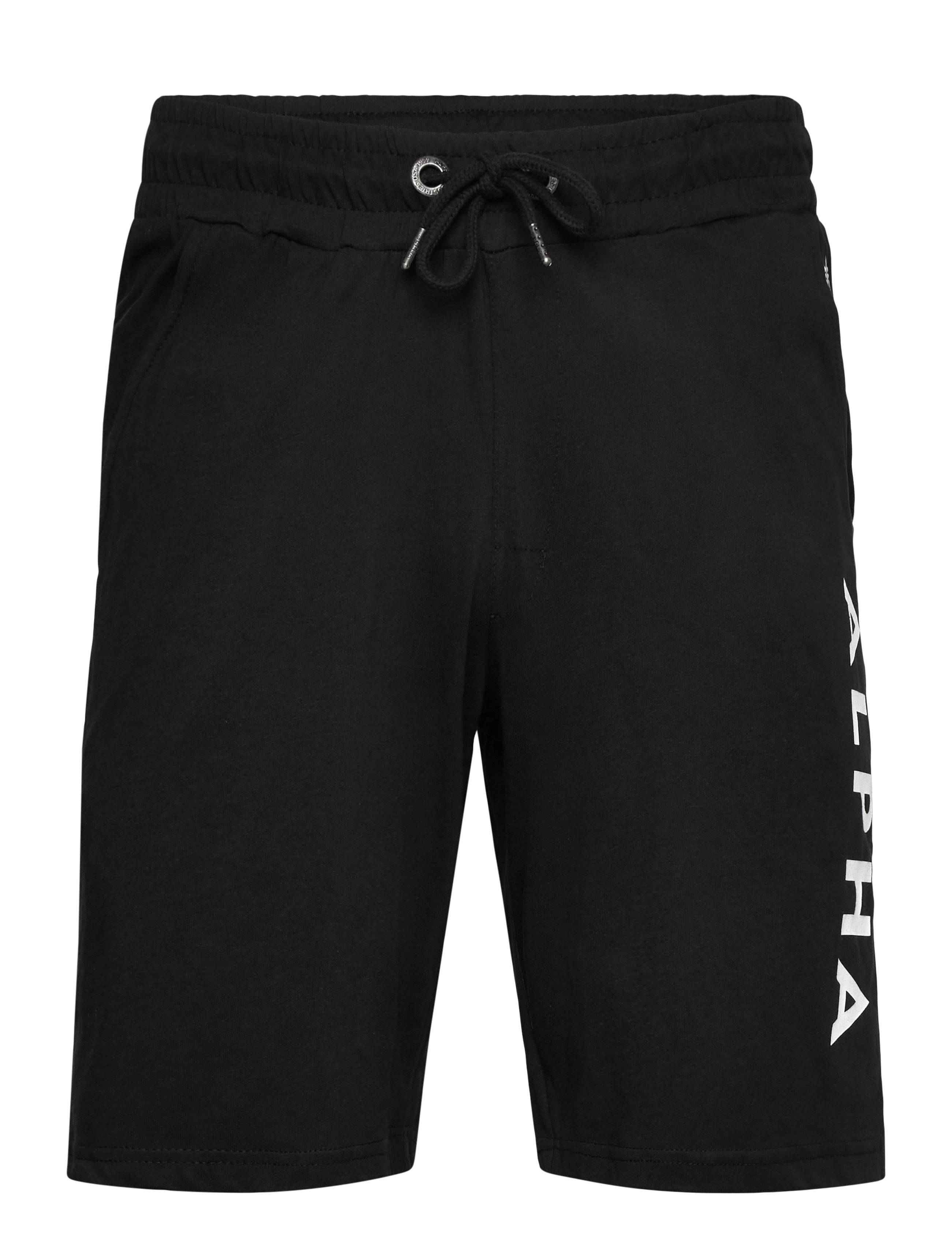 ALPHA INDUSTRIES Alpha Jersey Kurz Schwarz - L - Herren