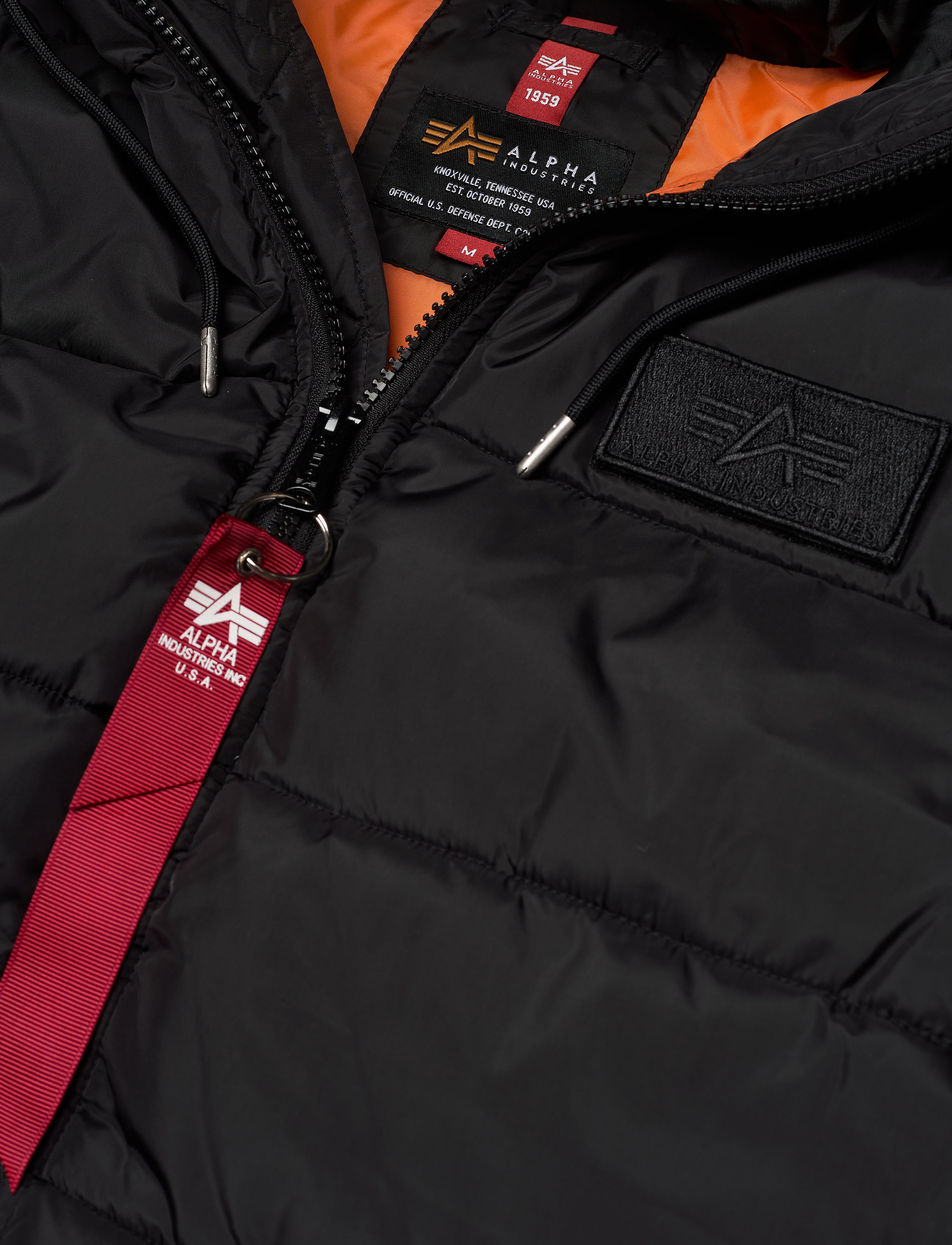 Alpha Industries - Hooded Puffer Vest FD - liemenės - black - 4
