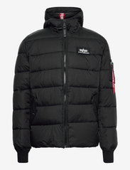 Alpha Industries - Hooded Puffer Alpha FD - winter jackets - black - 0