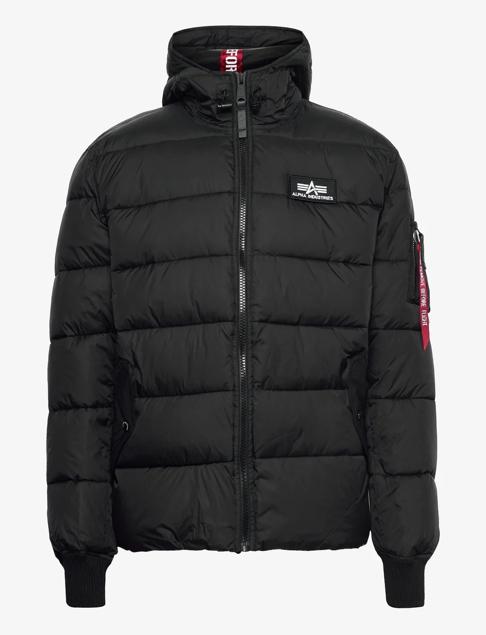 Alpha Industries - Hooded Puffer Alpha FD - voodriga jakid - black - 0
