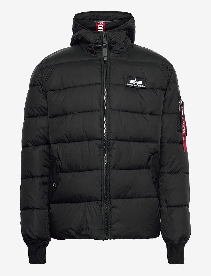 Alpha Industries - Hooded Puffer Alpha FD - black - 0