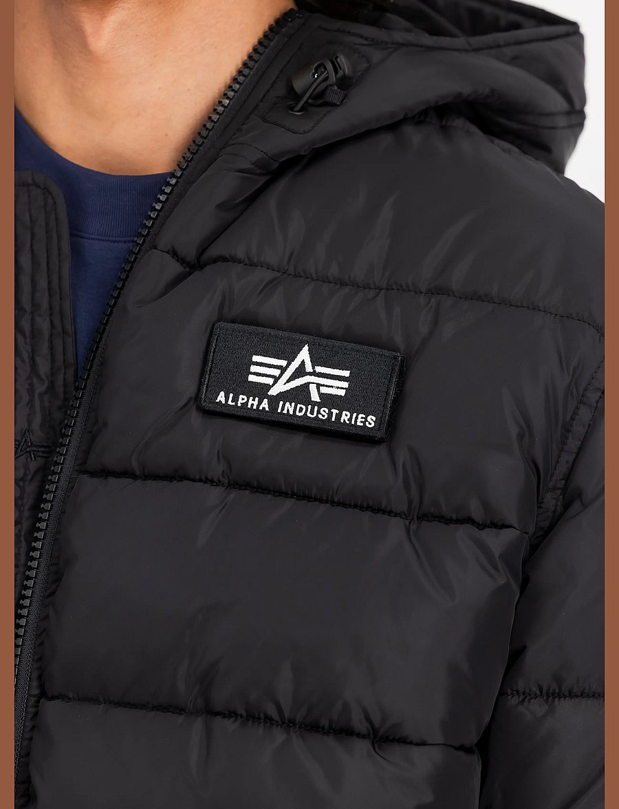 Alpha Industries - Hooded Puffer Alpha FD - black - 4