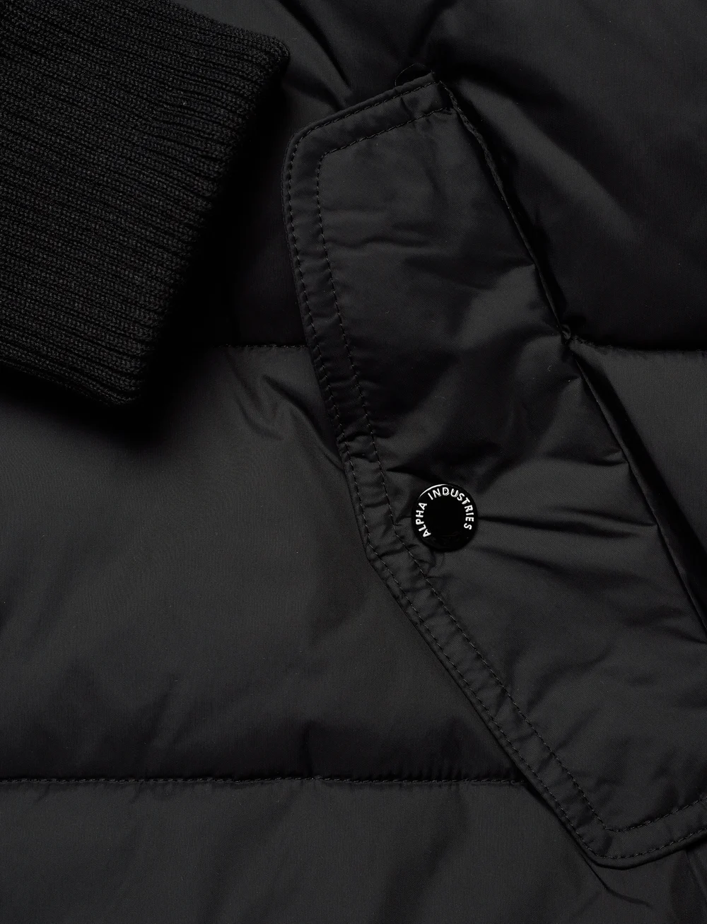 Alpha Industries - Hooded Puffer Alpha FD - voodriga jakid - black - 3