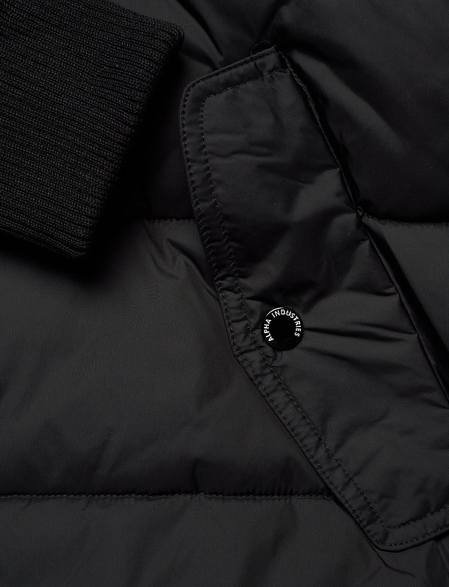 Alpha Industries - Hooded Puffer Alpha FD - black - 3