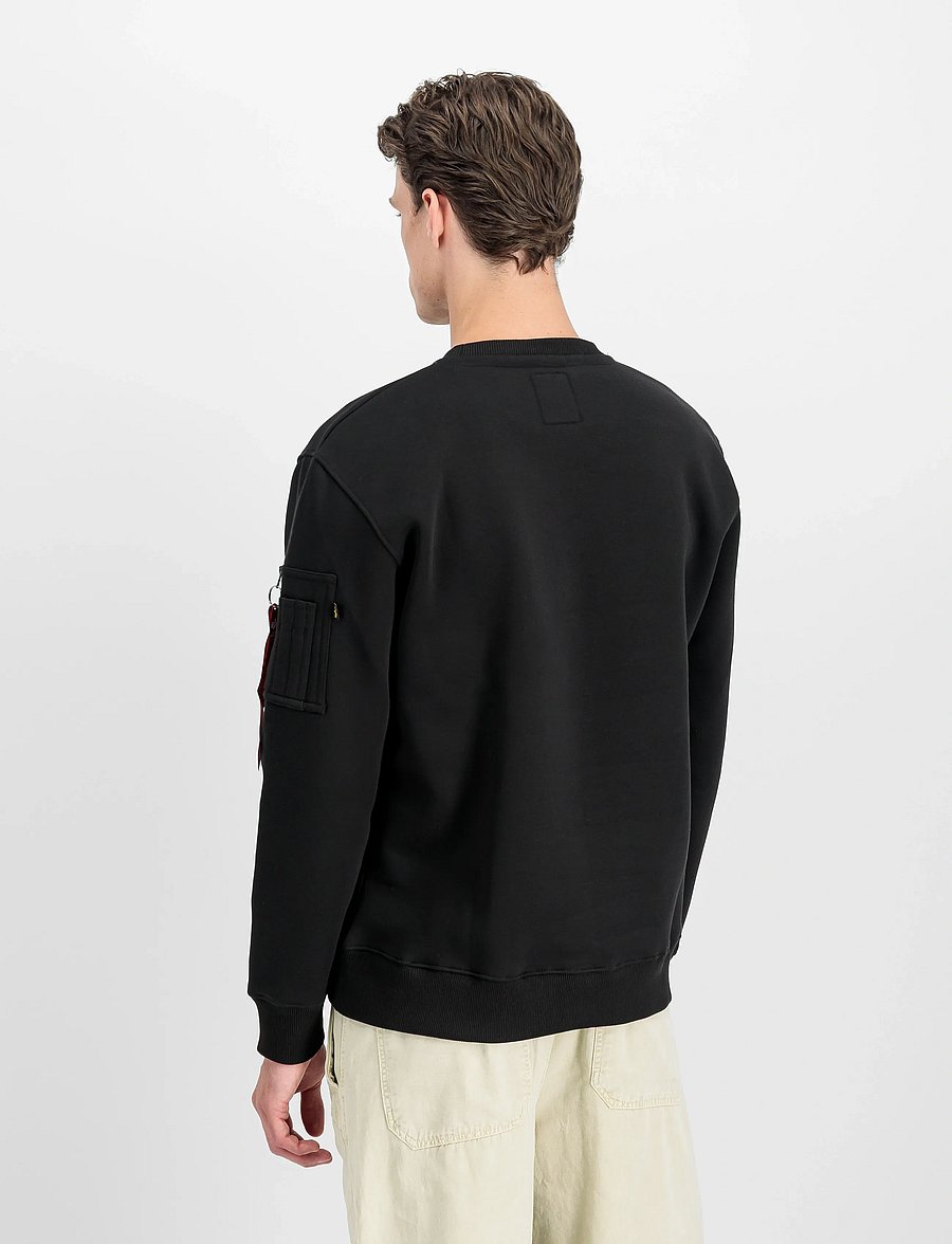 Alpha Industries - Alpha Label Sweatshirt - black - 3