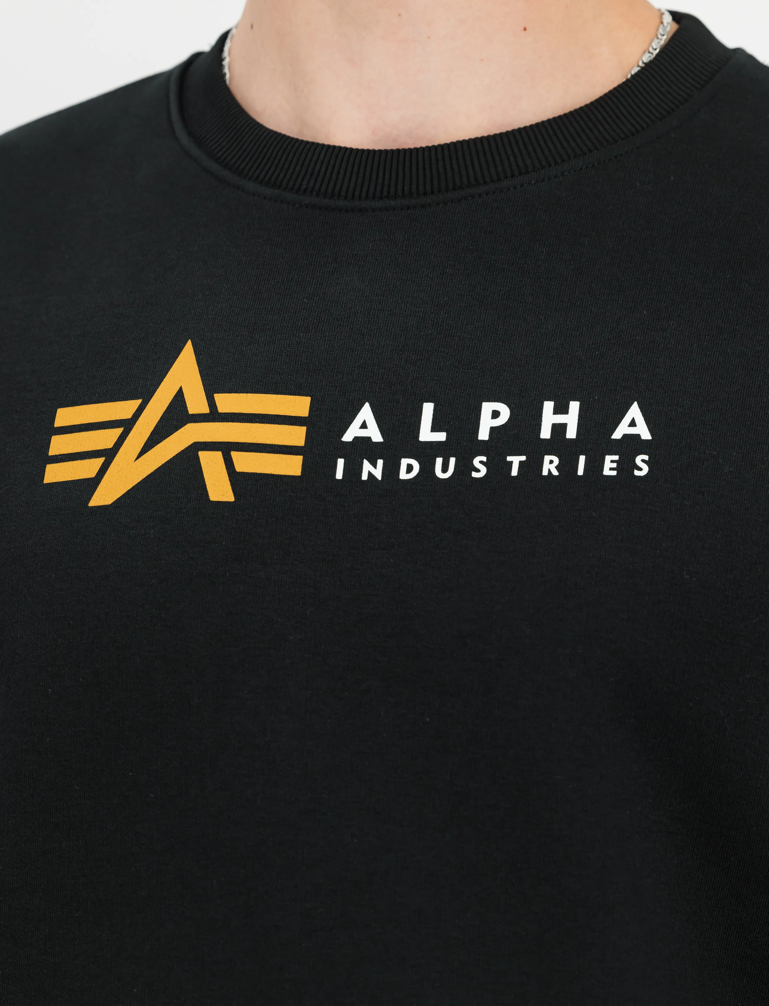 Alpha Industries - Alpha Label Sweatshirt - black - 4