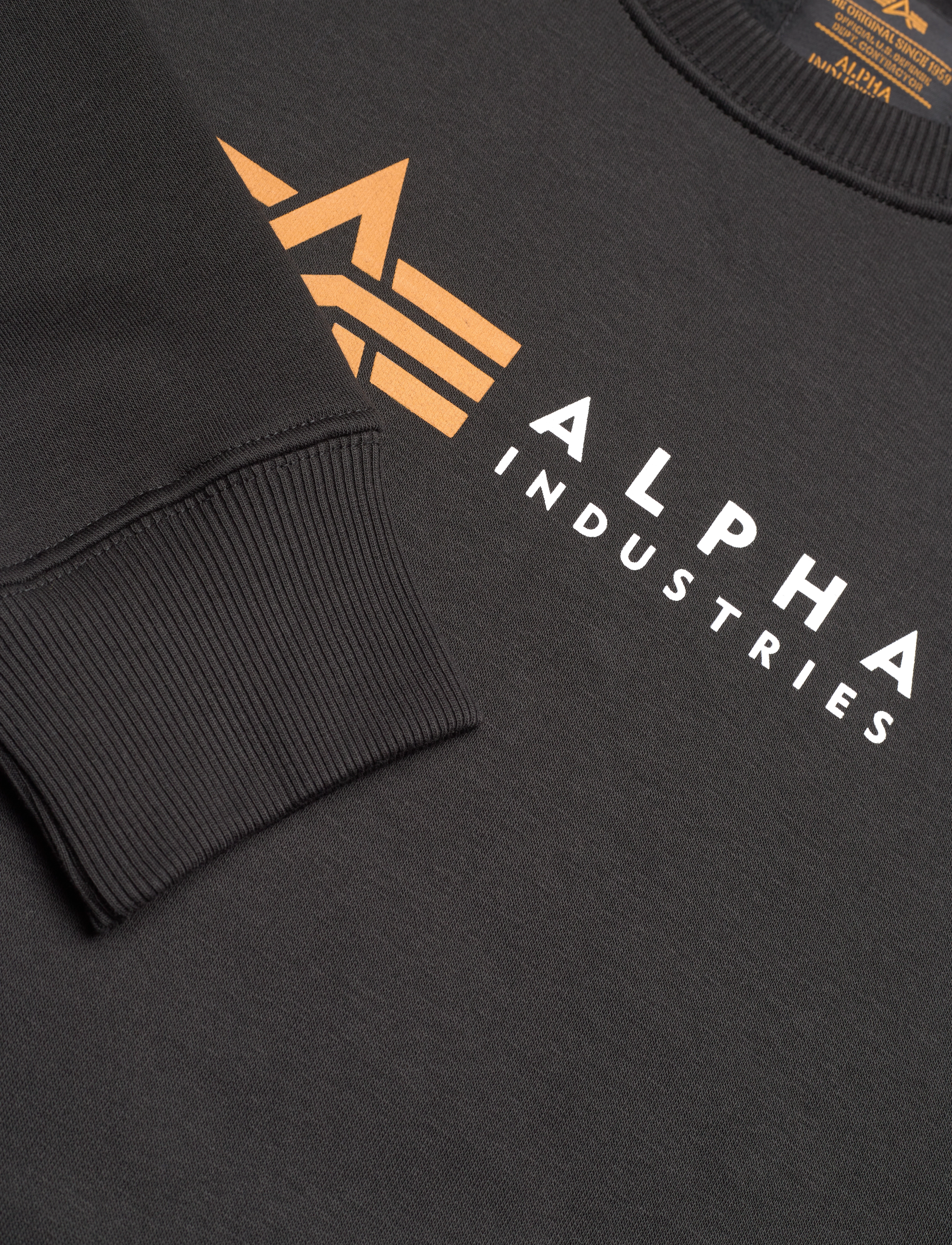 Alpha Industries - Alpha Label Sweatshirt - black - 5