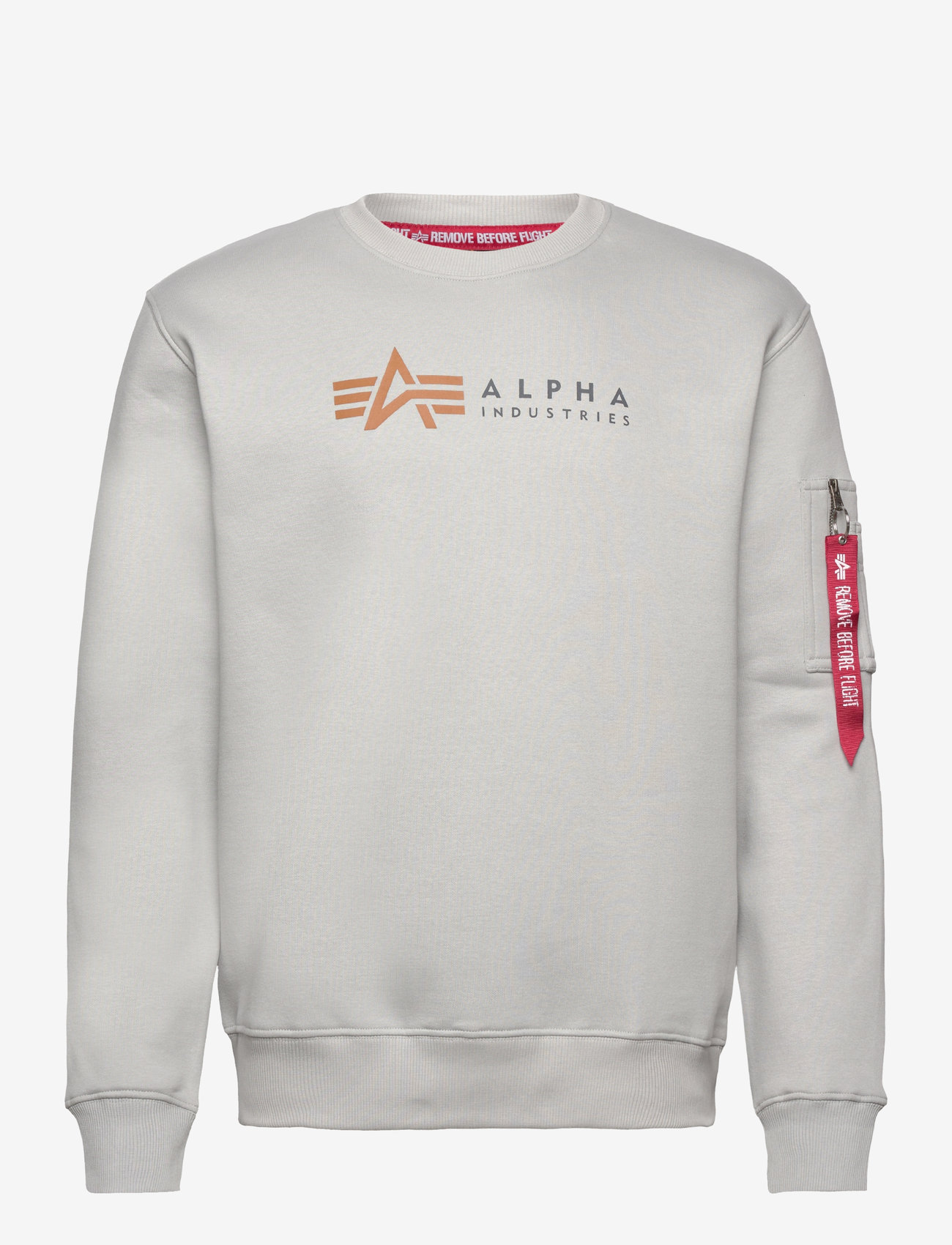 Alpha Industries - Alpha Label Sweater - pastel grey - 0