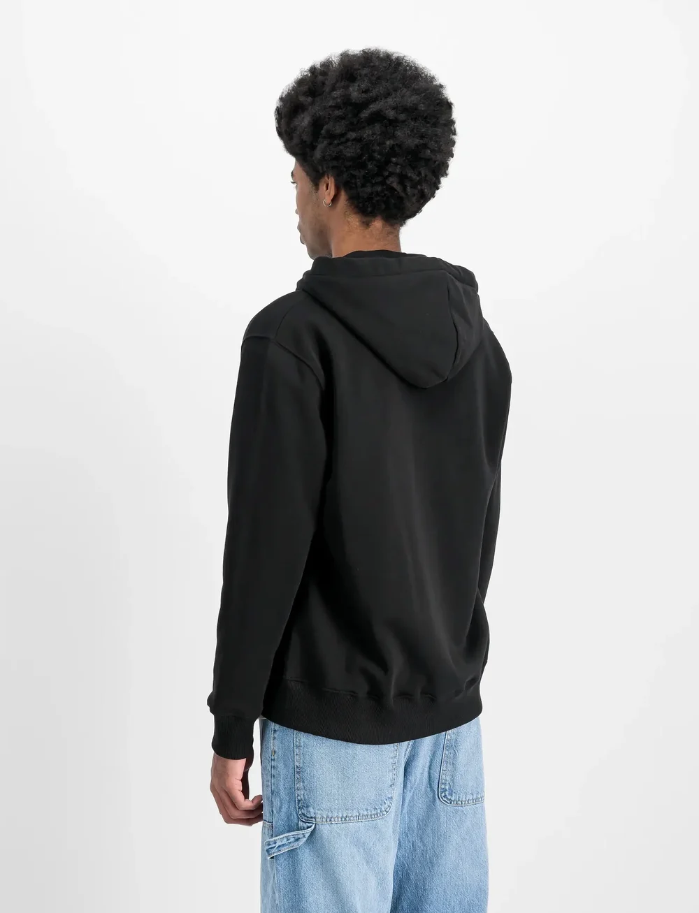 Alpha Industries - Basic Zip Hoodie Small Logo - kapuutsiga dressipluusid - black - 3