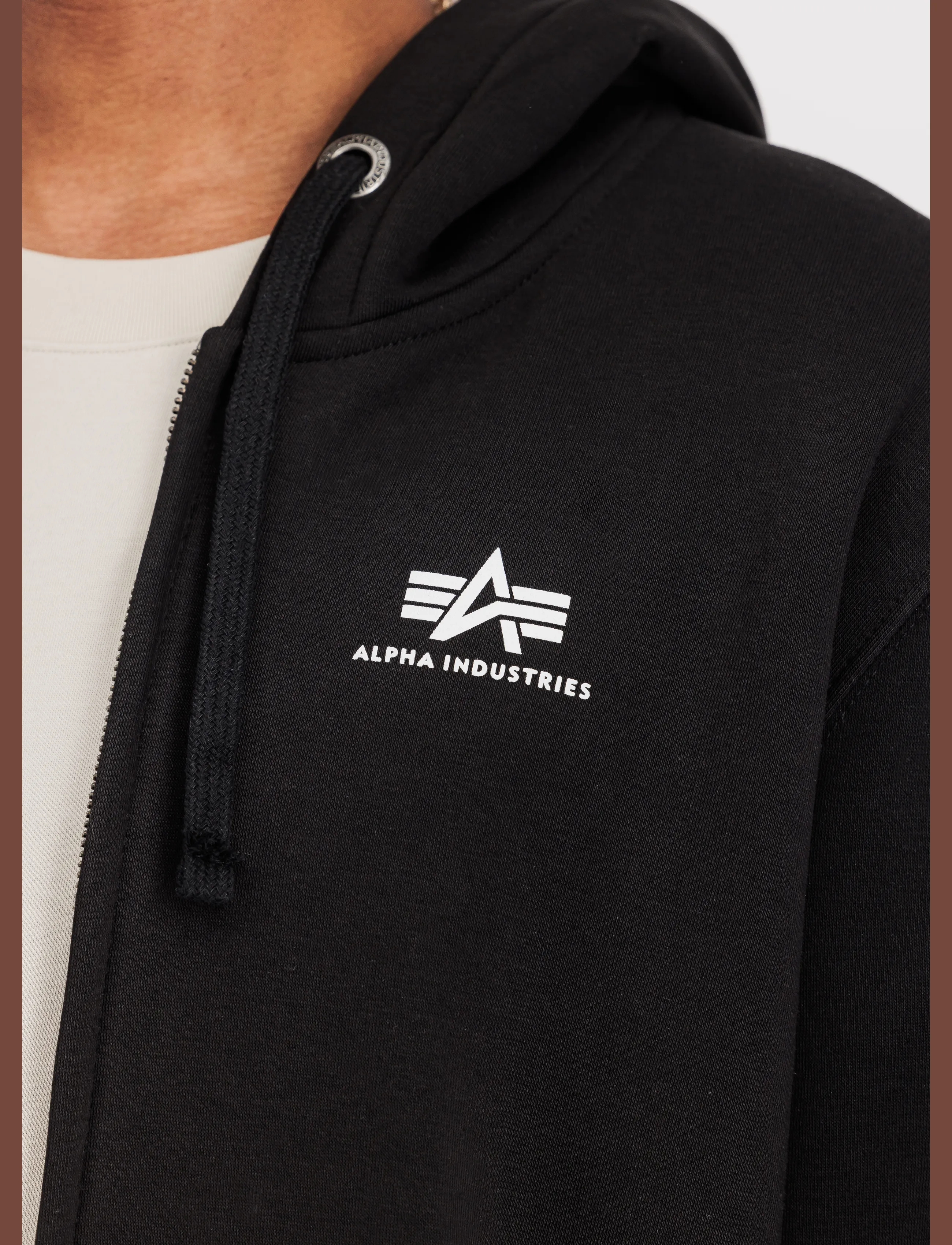 Alpha Industries - Basic Zip Hoodie SL - sportiska stila džemperi - black - 4