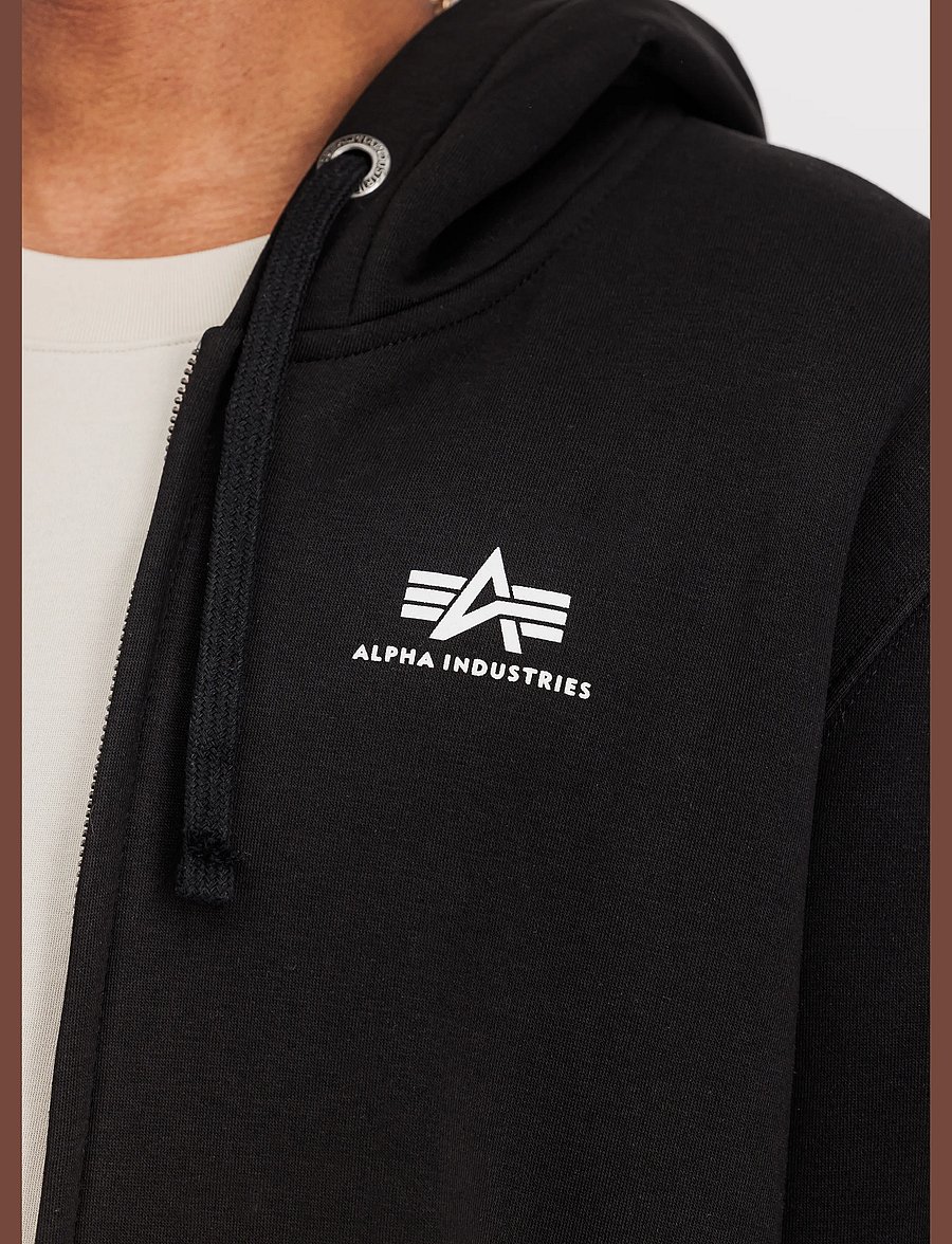 Alpha Industries - Basic Zip Hoodie SL - kapuzenpullover - black - 4