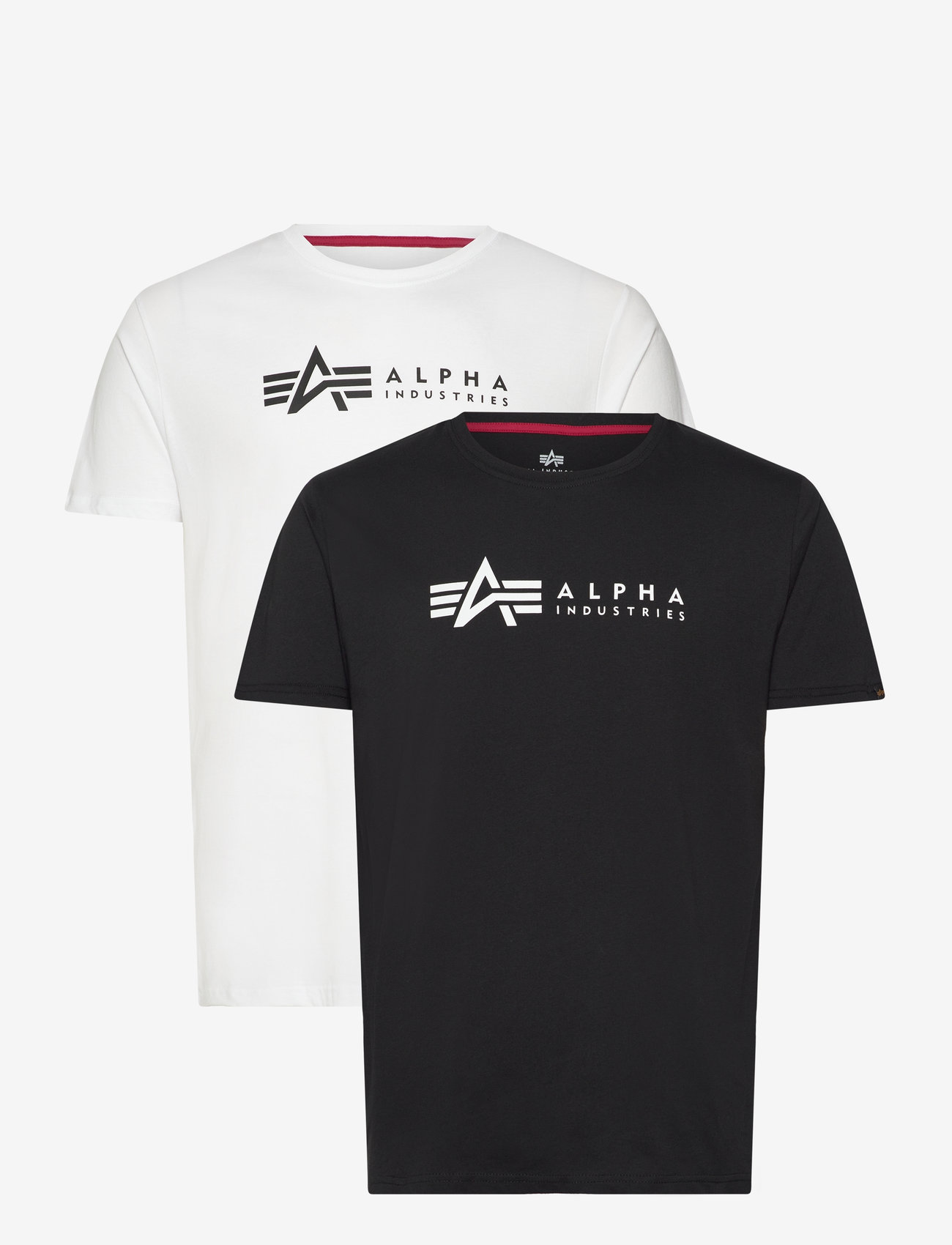 Alpha Industries - Alpha Label T 2 Pack - black/white - 0