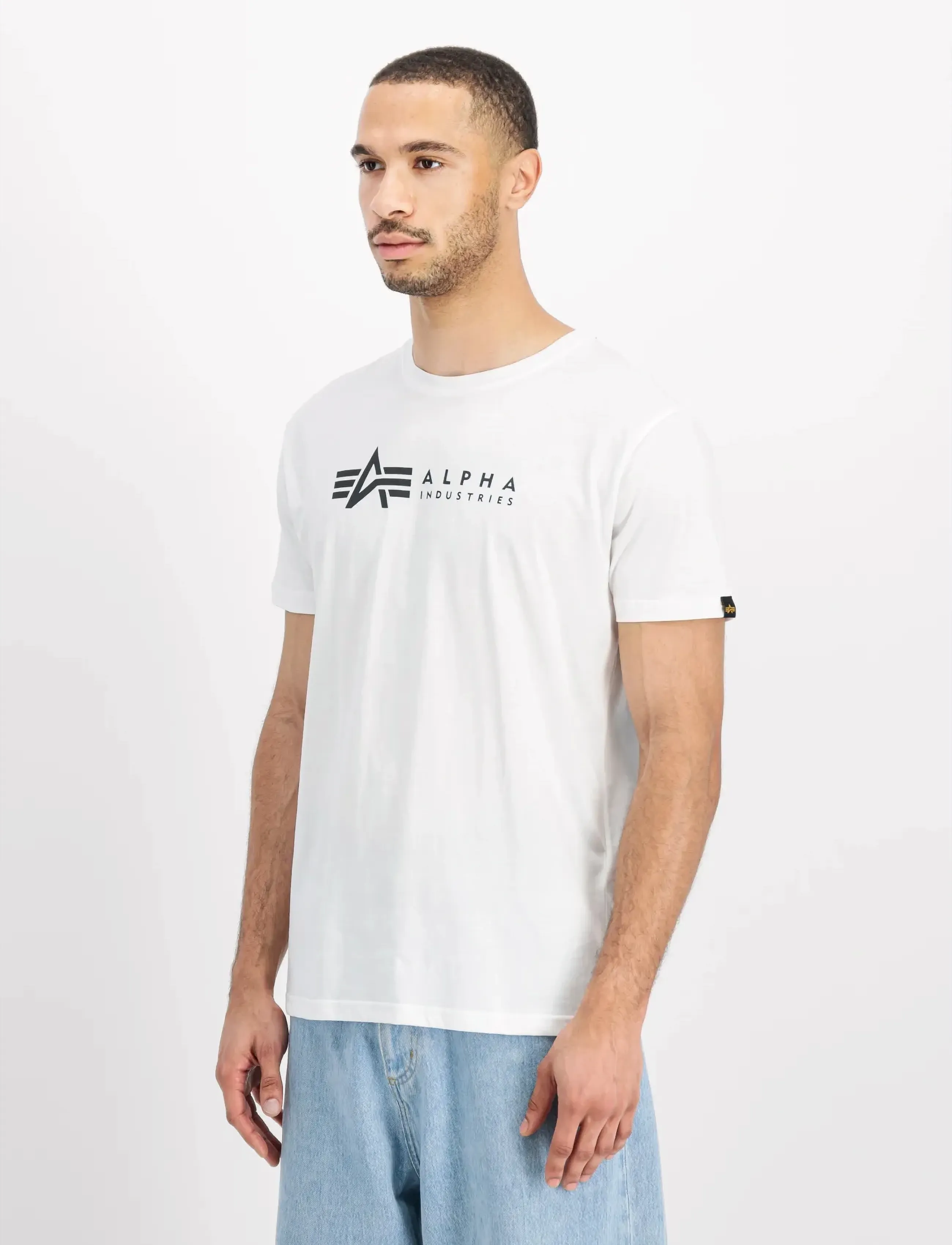 Alpha Industries Alpha Label T-Shirt 2 Pack - Alpha Industries - BLACK/WHITE / multi