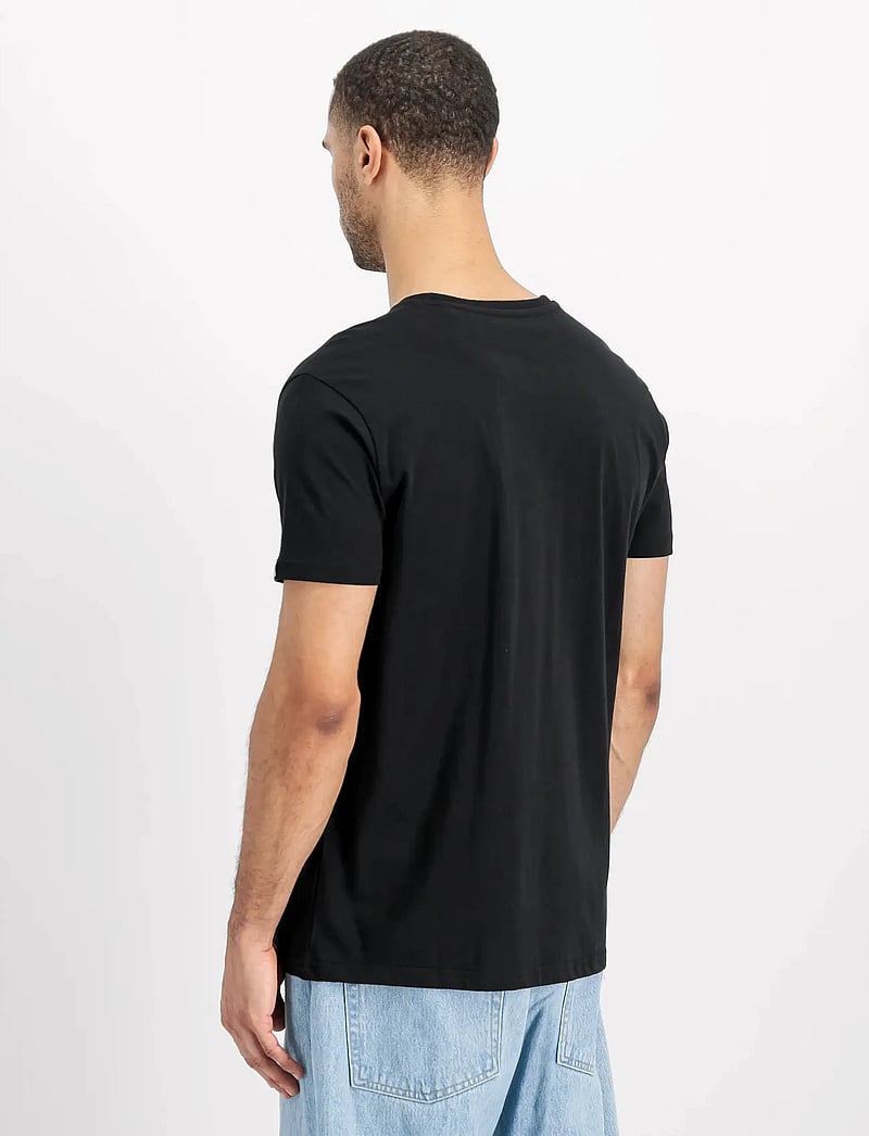 Alpha Industries - Alpha Label T-Shirt 2 Pack - t-shirts im multipack - black/white - 3