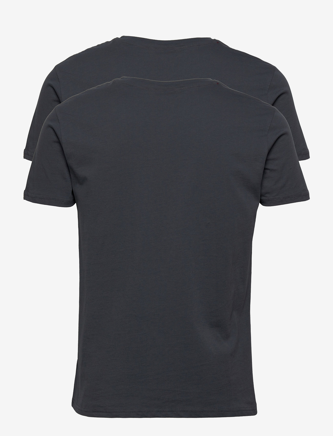 Alpha Industries - Alpha Label T-Shirt 2 Pack - multipack t-shirts - greyblack/black - 1