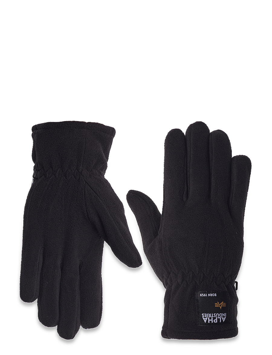 Alpha Industries - Label Fleece Gloves - osta stiili järgi - black - 1