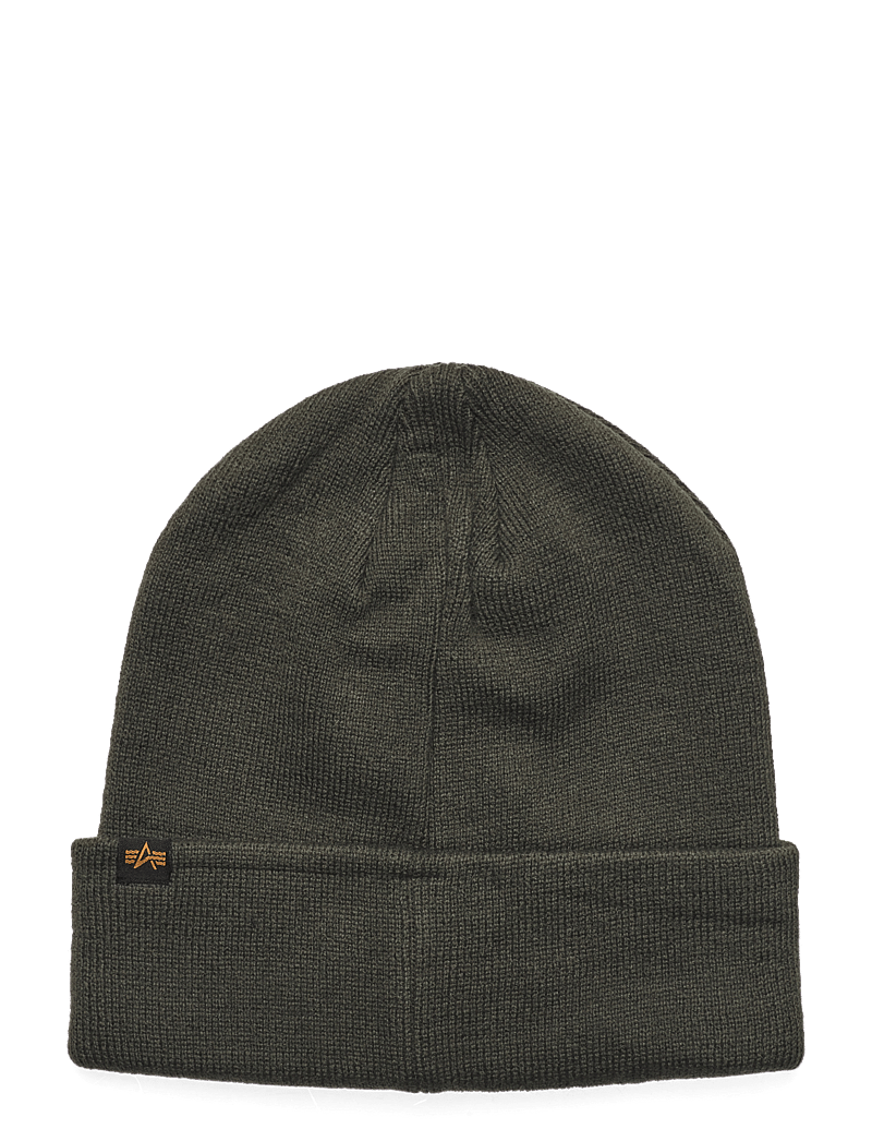 Alpha Industries - Velcro Beanie - igapäevane stiil - dark green - 1