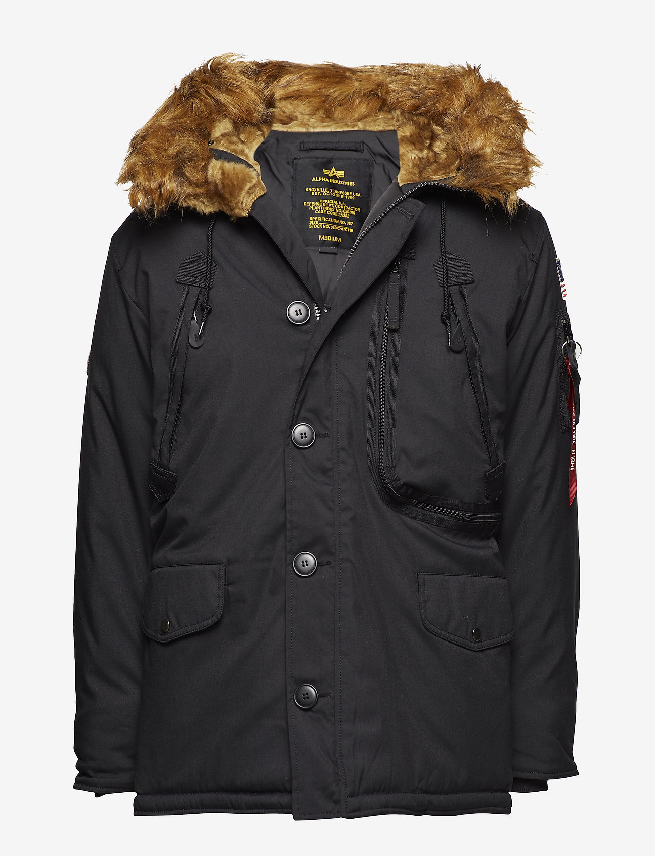 Alpha Industries - Polar Jacket - parkas - black - 1