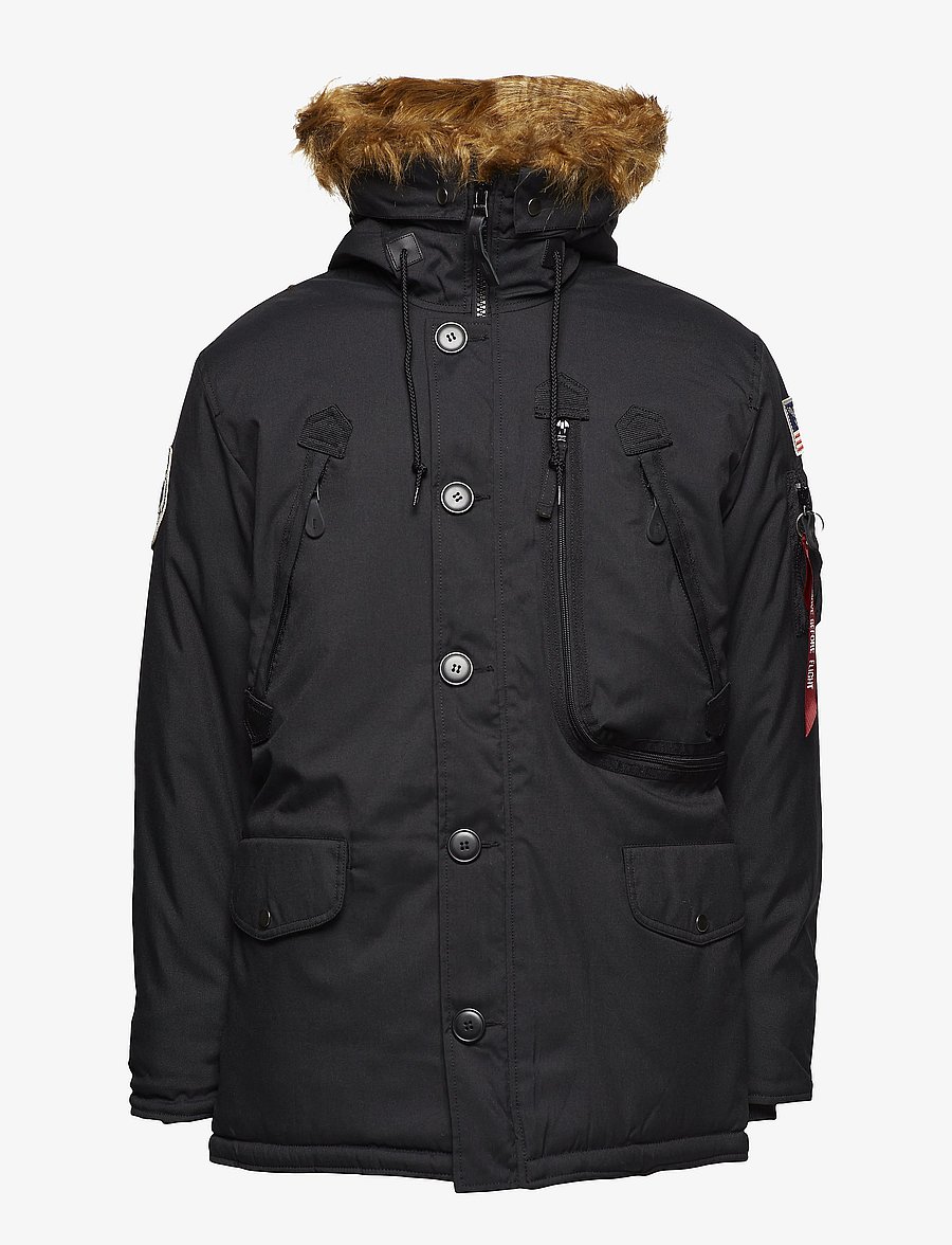 Alpha Industries - Polar Jacket - vinterjackor - black - 2