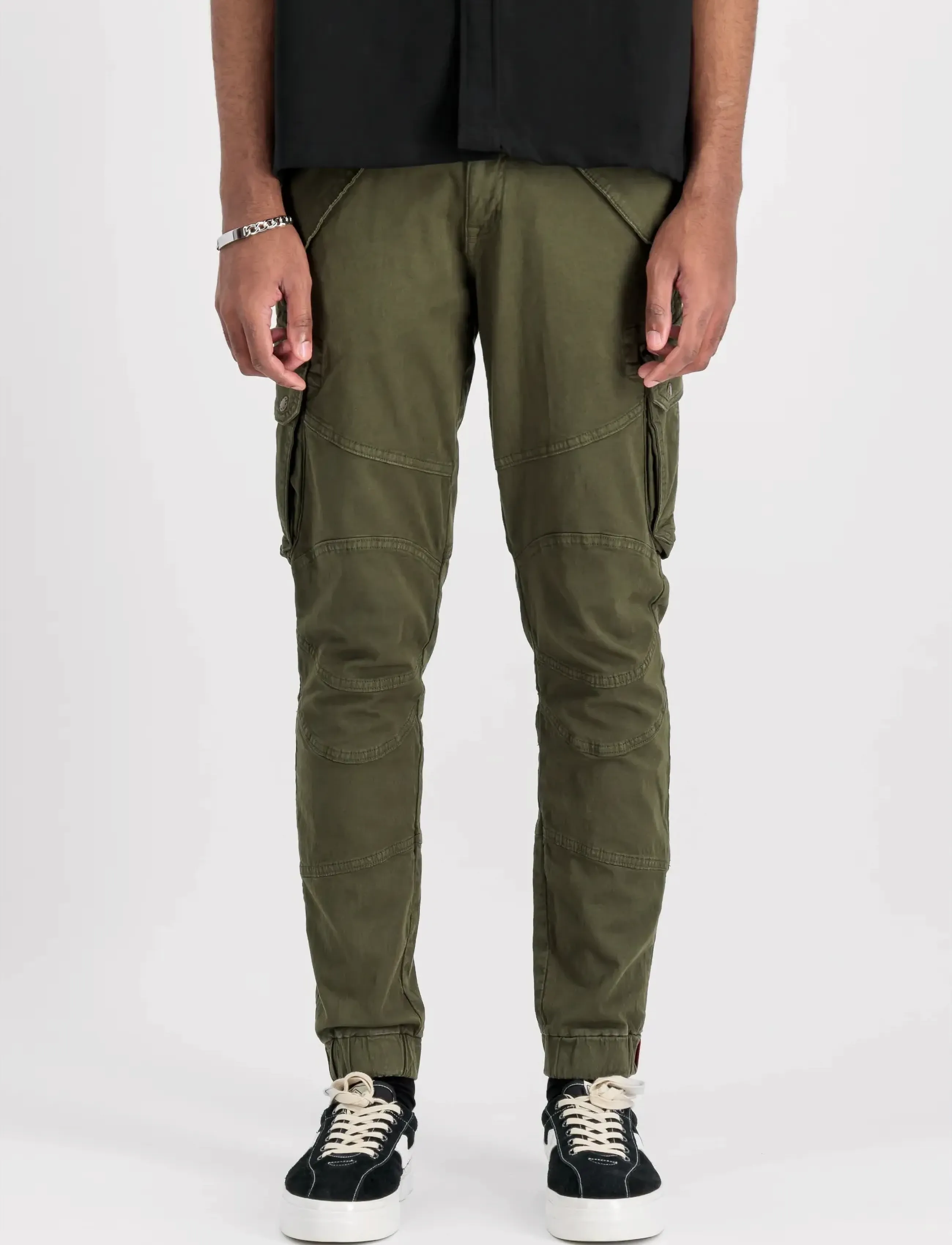 Alpha Industries Combat Pant - Cargohose - 142 / khaki/green
