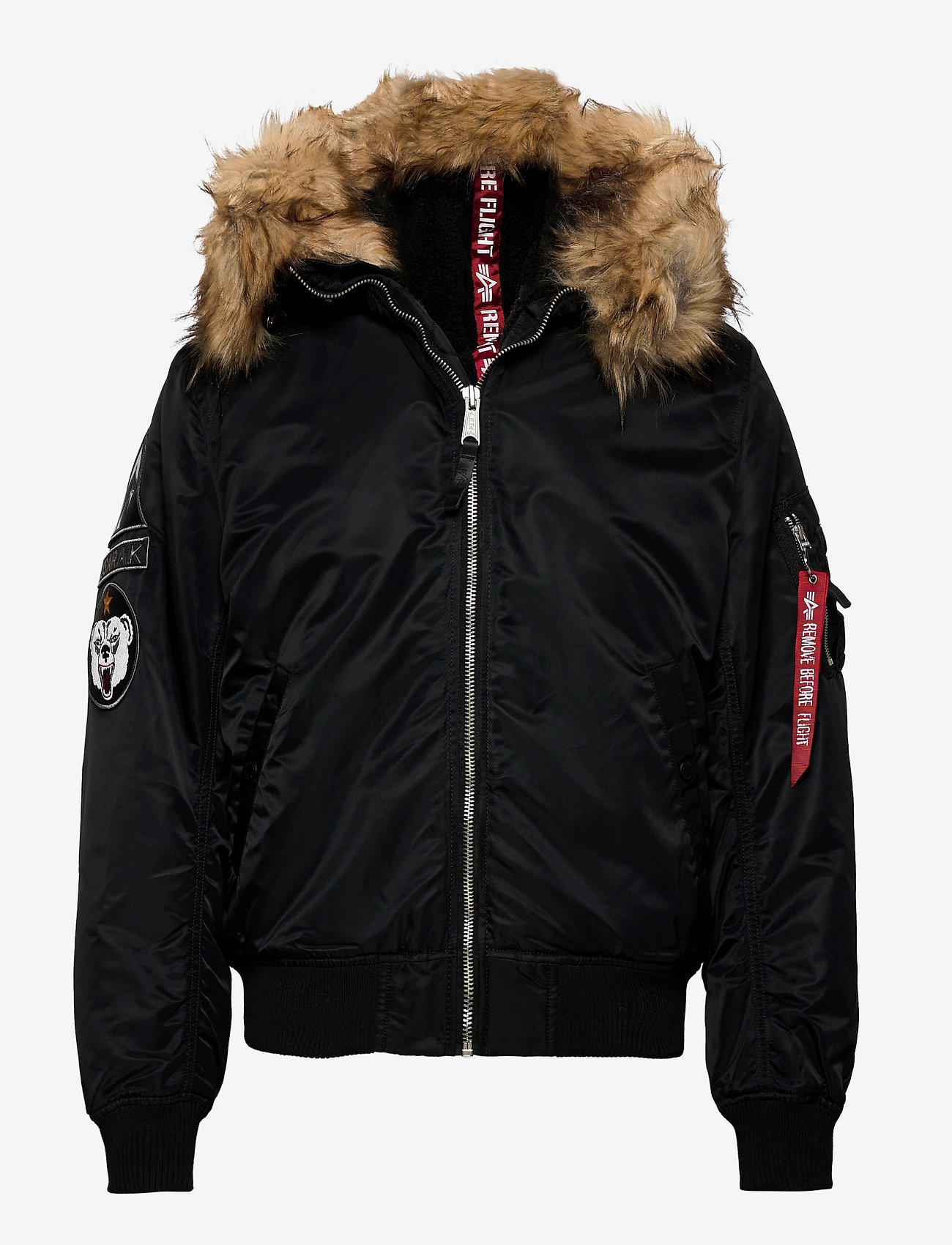 Alpha Industries - MA-1 Hooded Arctic - winter jackets - black - 0