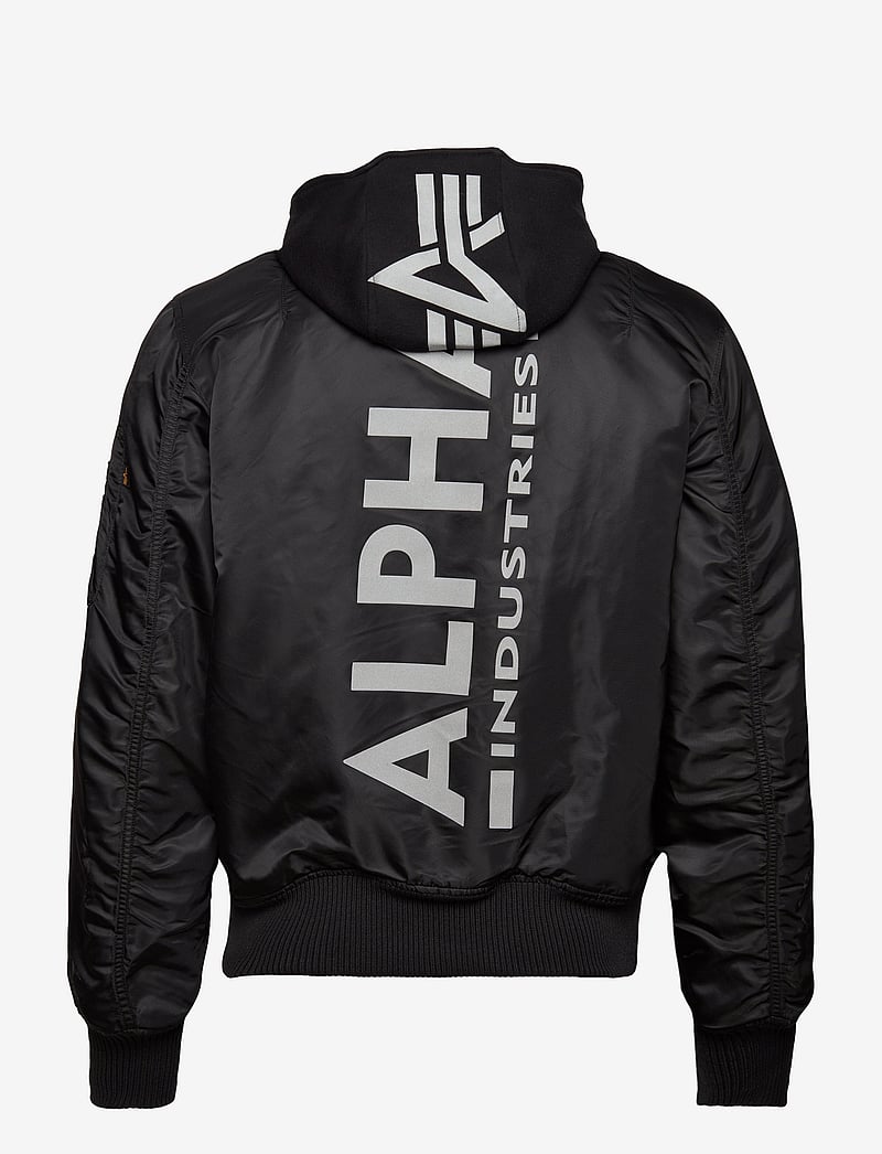 Alpha Industries Ma-1 Zip Hood Back Print (PHA128113) Bomber Jackets