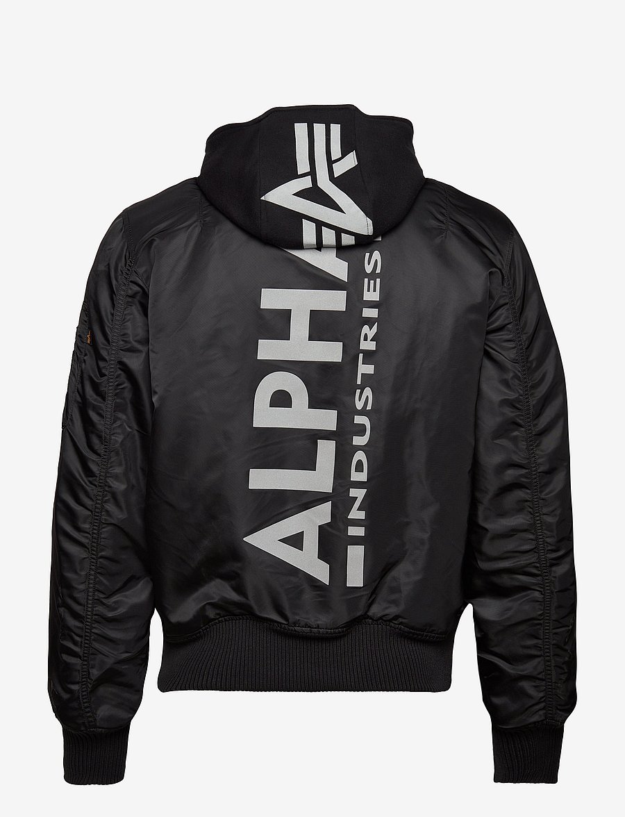 Alpha Industries - MA-1 ZH Back Print - black/reflective - 1