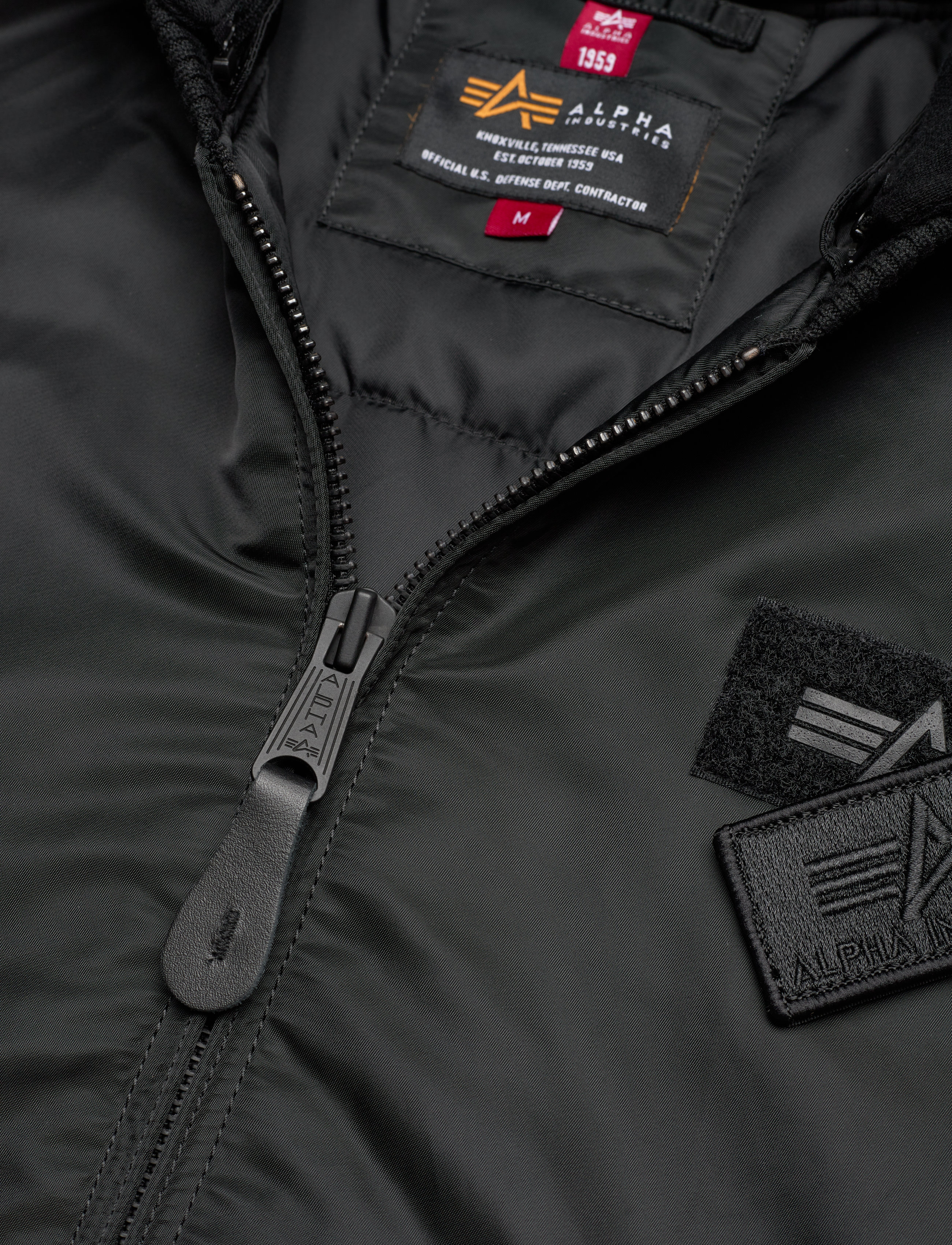 Alpha Industries - MA-1 ZH Back Print - black/reflective - 2